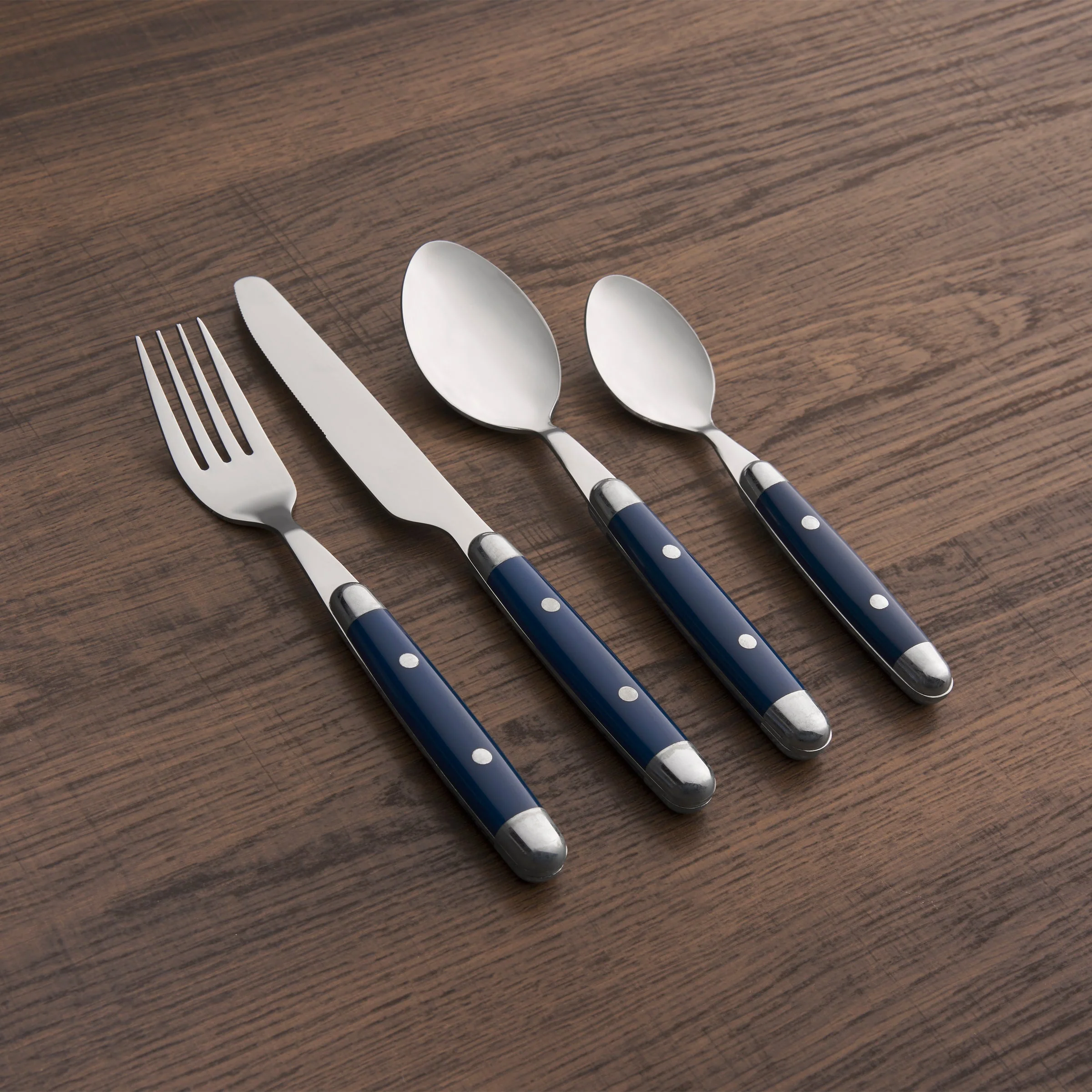 Jubilee Blue 16-Piece Flatware Set - Image 3