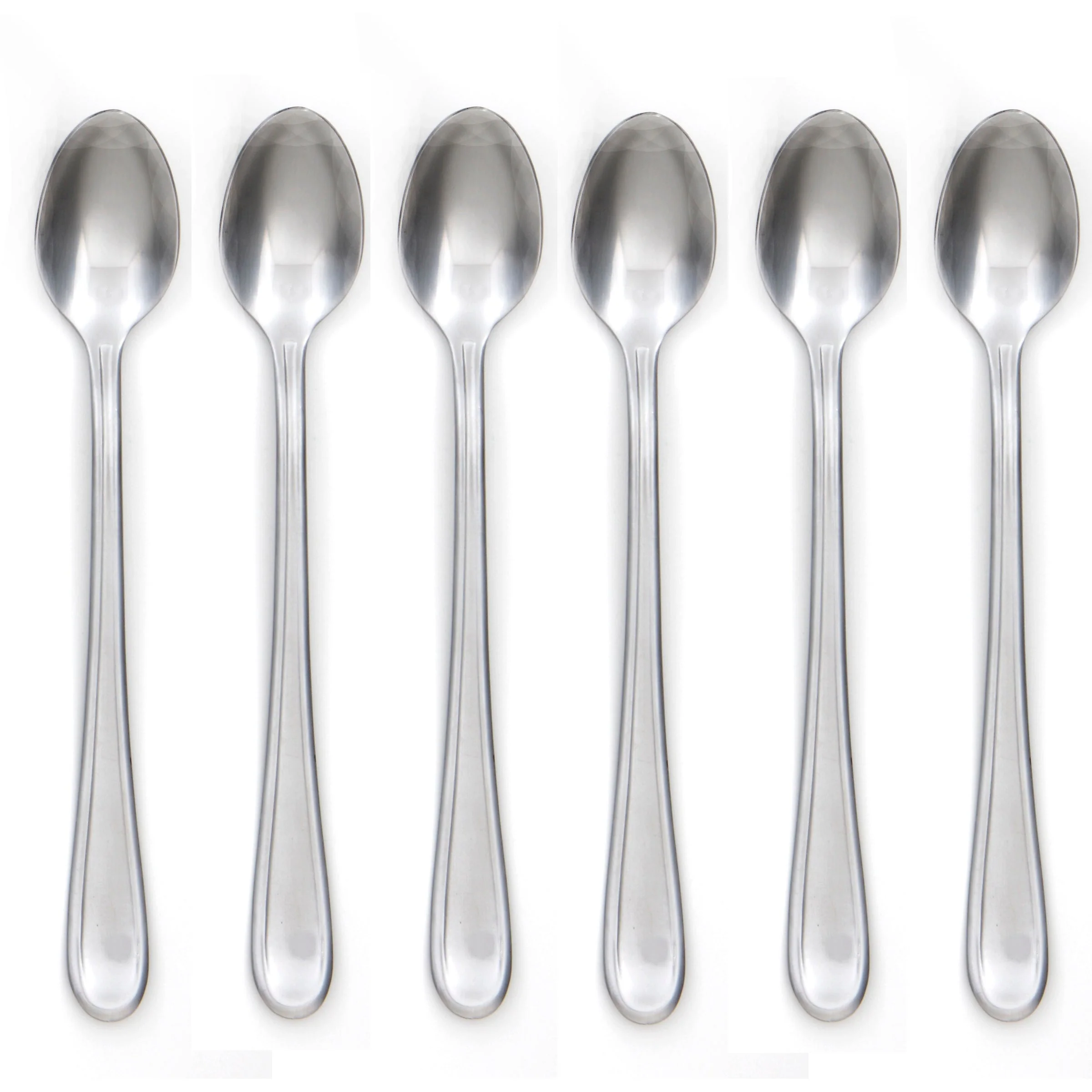 Malibu Satin Iced Tea Spoons, Set Of 6