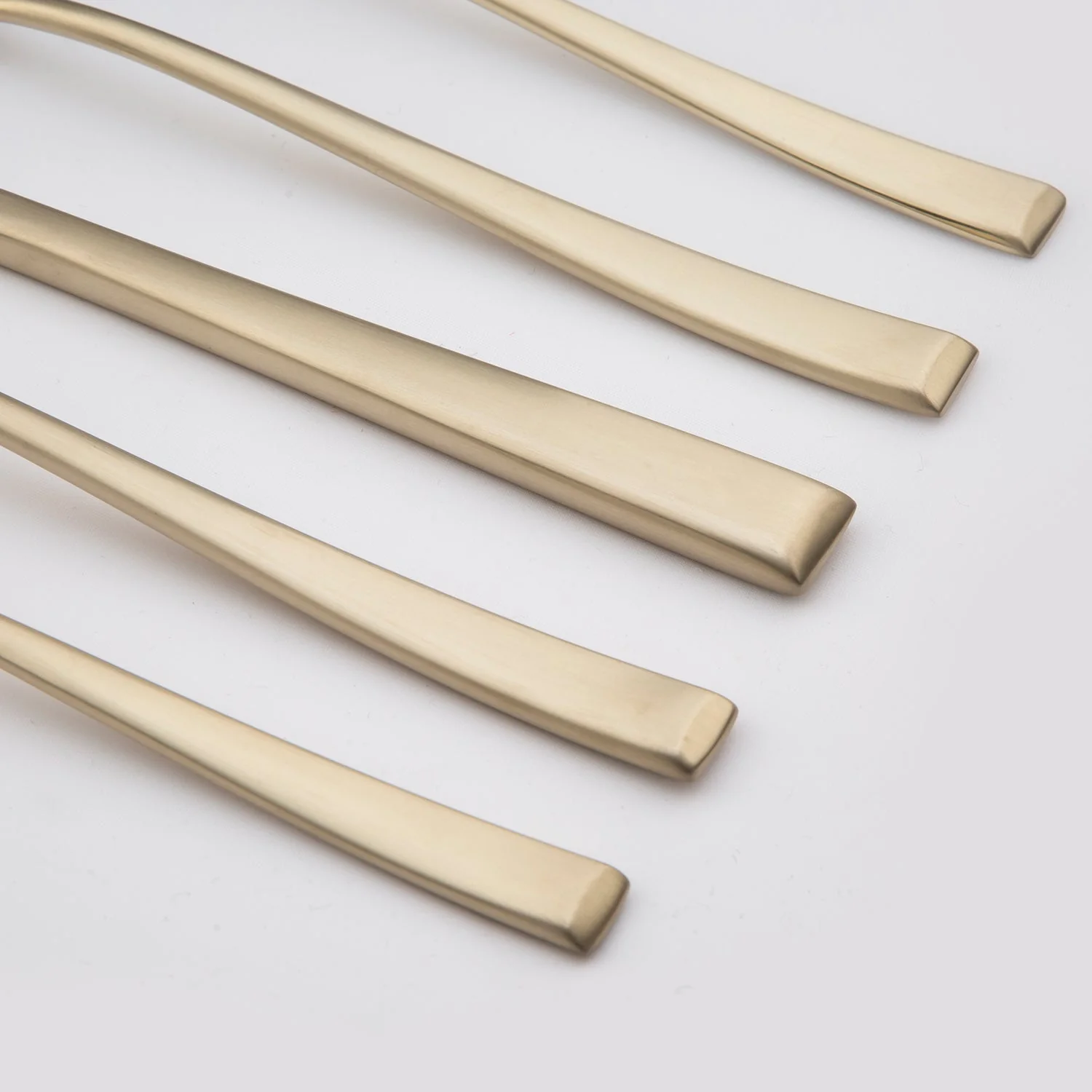 Marlise Champagne Satin 20-Piece Flatware Set - Image 5