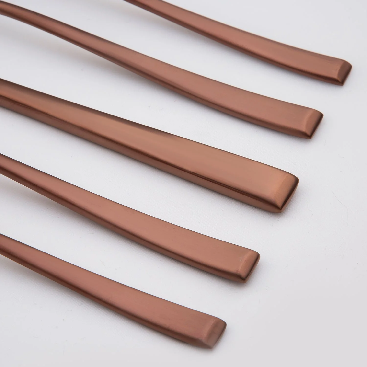 Marlise Copper Satin 20-Piece Flatware Set - Image 5