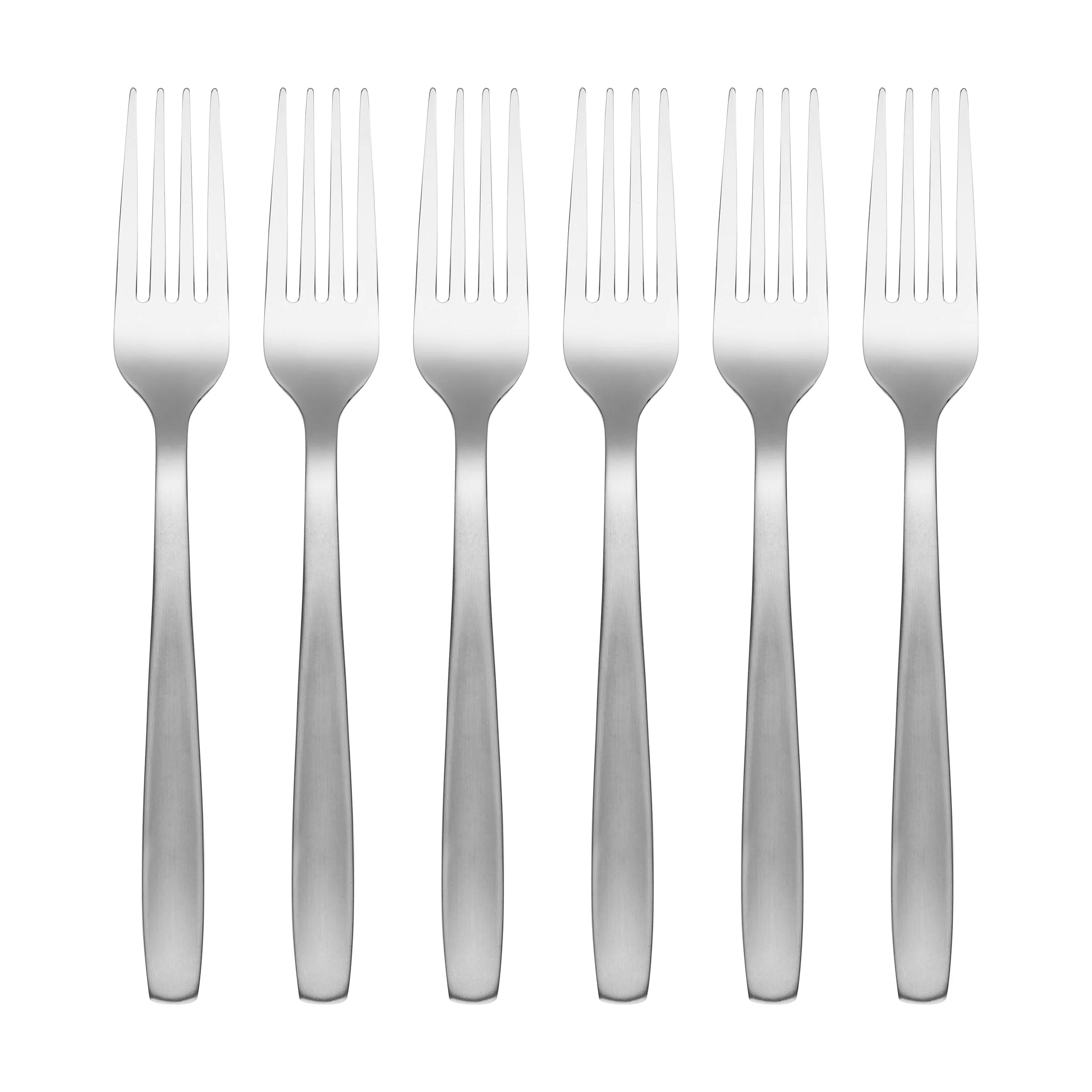 Paulina Satin Mirror Dinner Forks, Set of 6