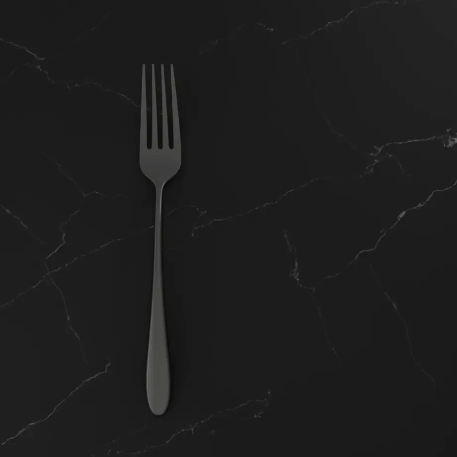 Poet Black Satin 20-Piece Flatware Set - Image 2