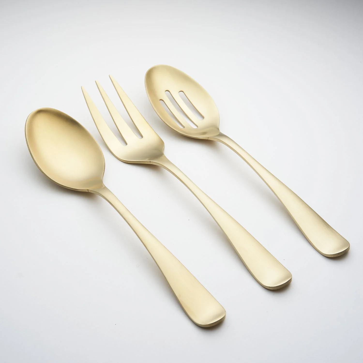 Rhiannon Champagne Satin 3-Piece Hostess Set