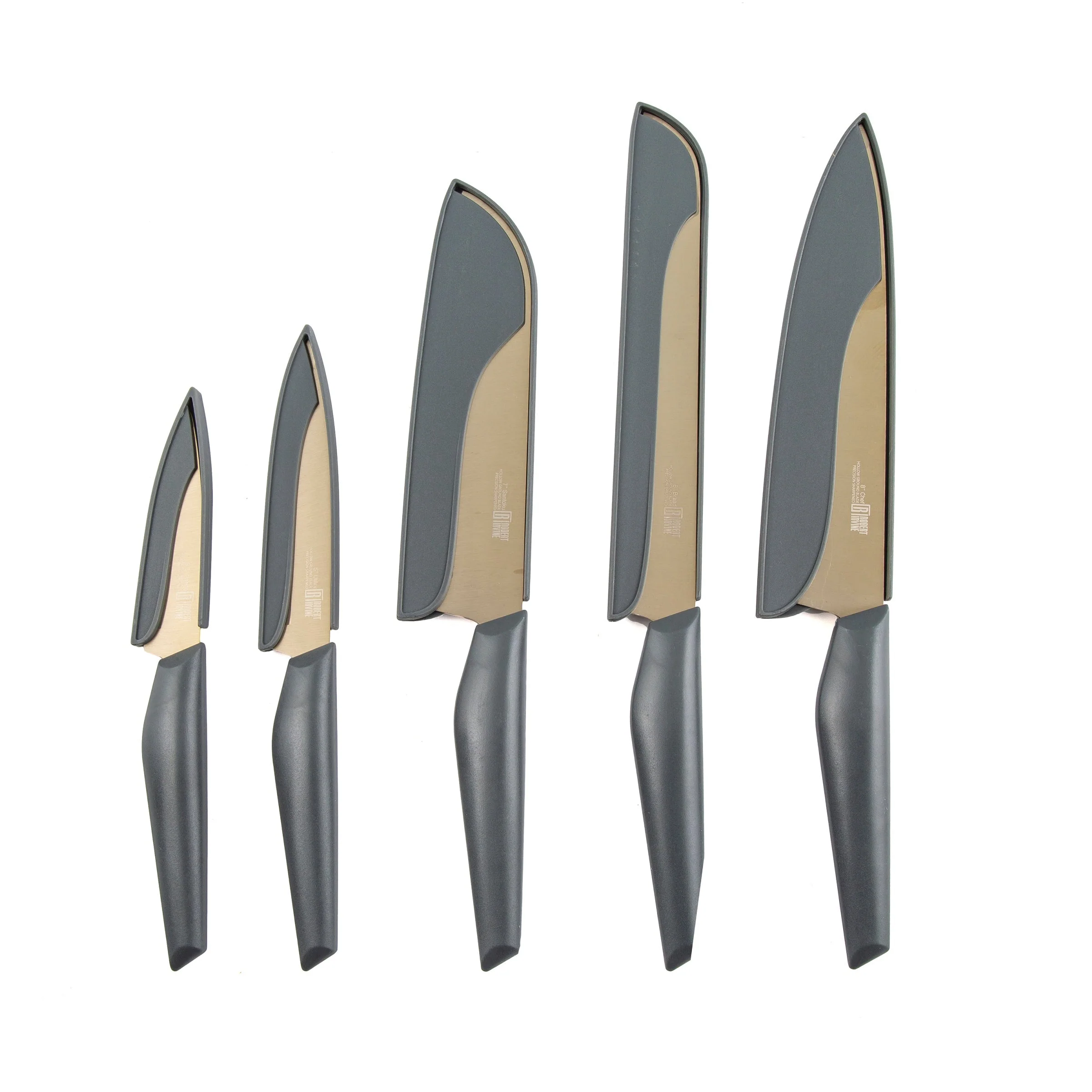 10-Piece Cutlery Set in Grey and Champagne - Image 2