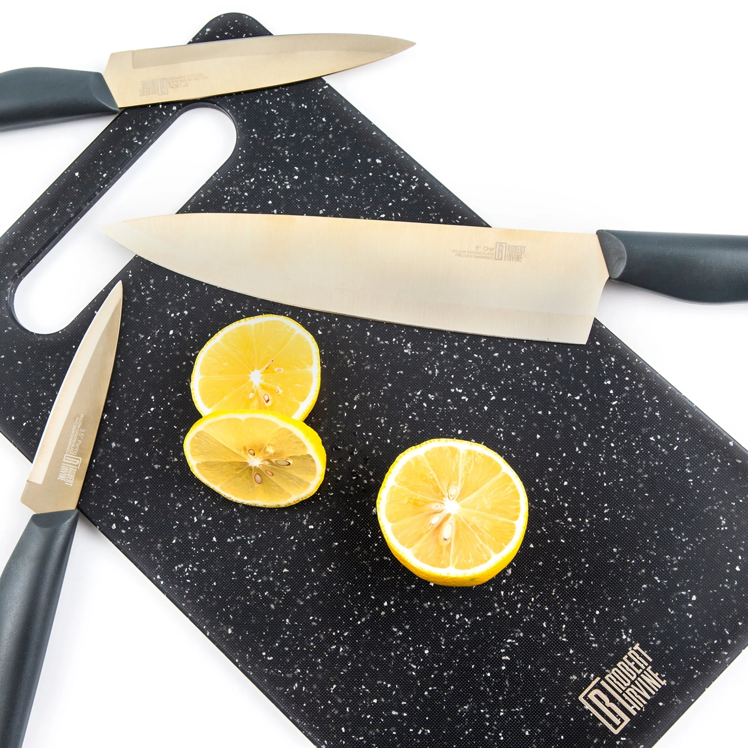 10-Piece Cutlery Set in Grey and Champagne - Image 3