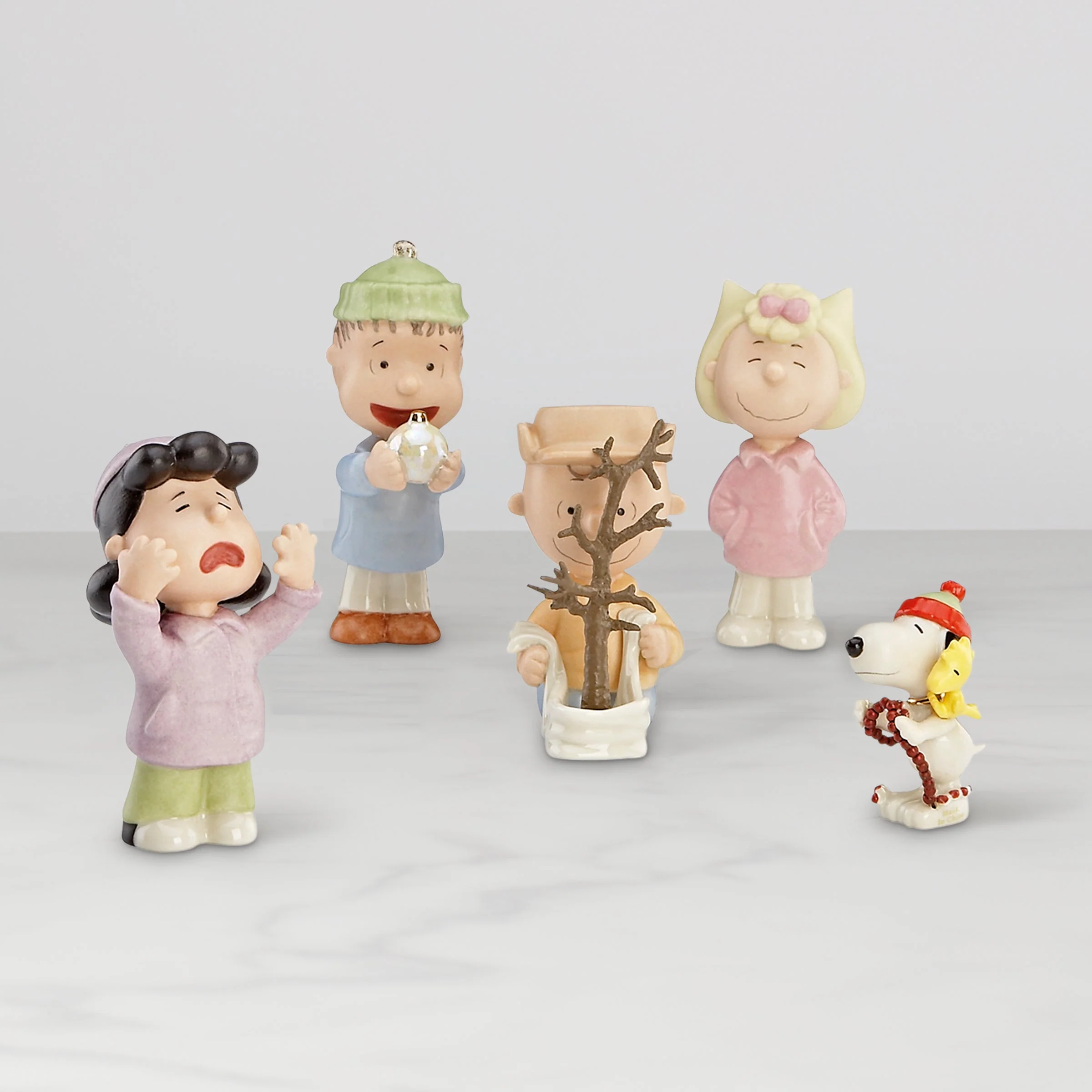 Peanuts "A Charlie Brown Christmas" 5-Piece Figurine Set - Image 2