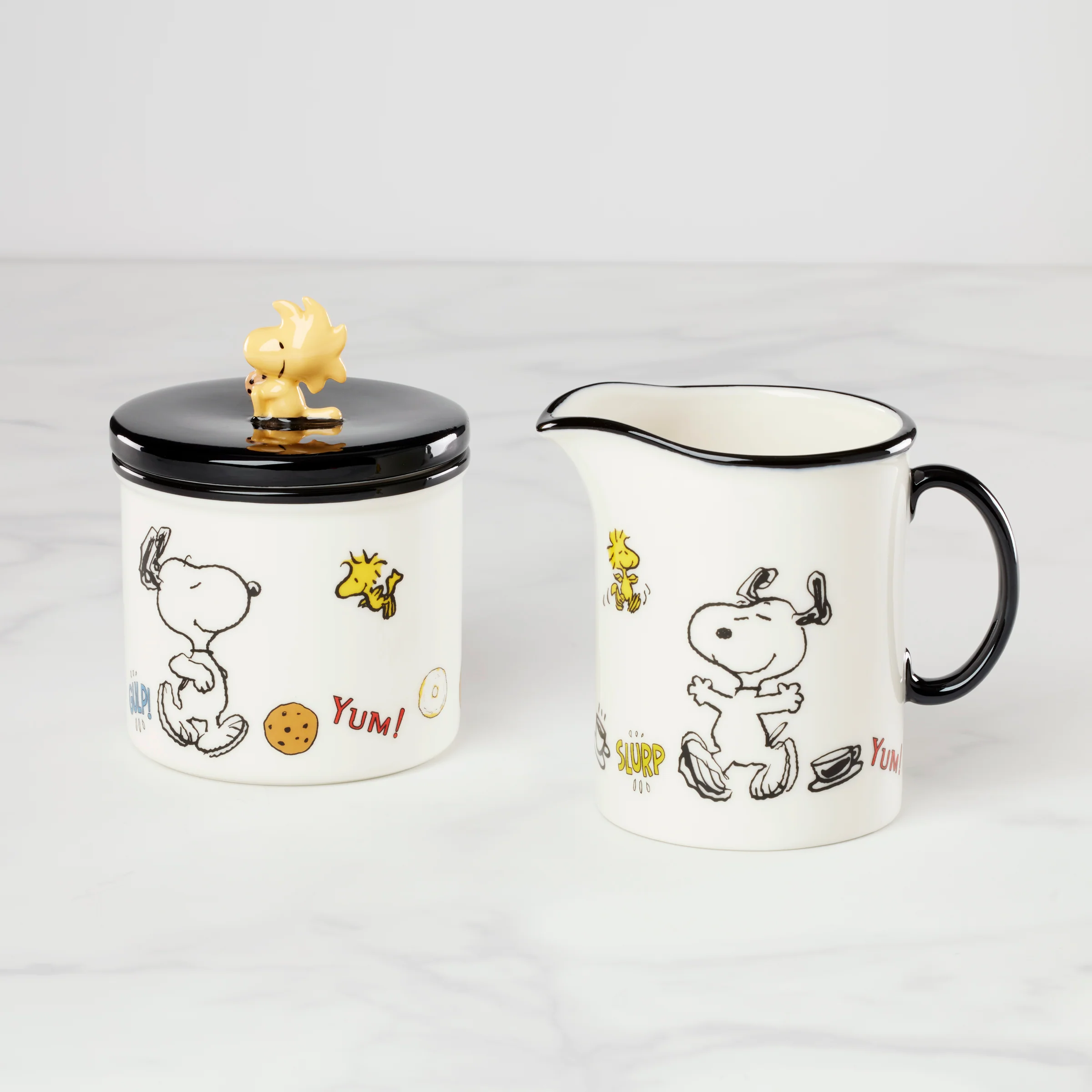 Chef Snoopy Sugar & Creamer 2-Piece Set - Image 2