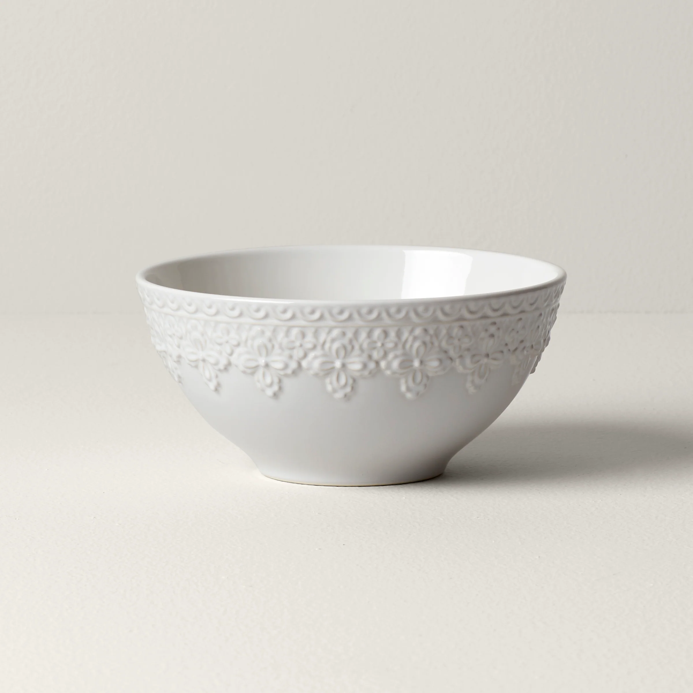 Chelse Muse Fleur White All-Purpose Bowl
