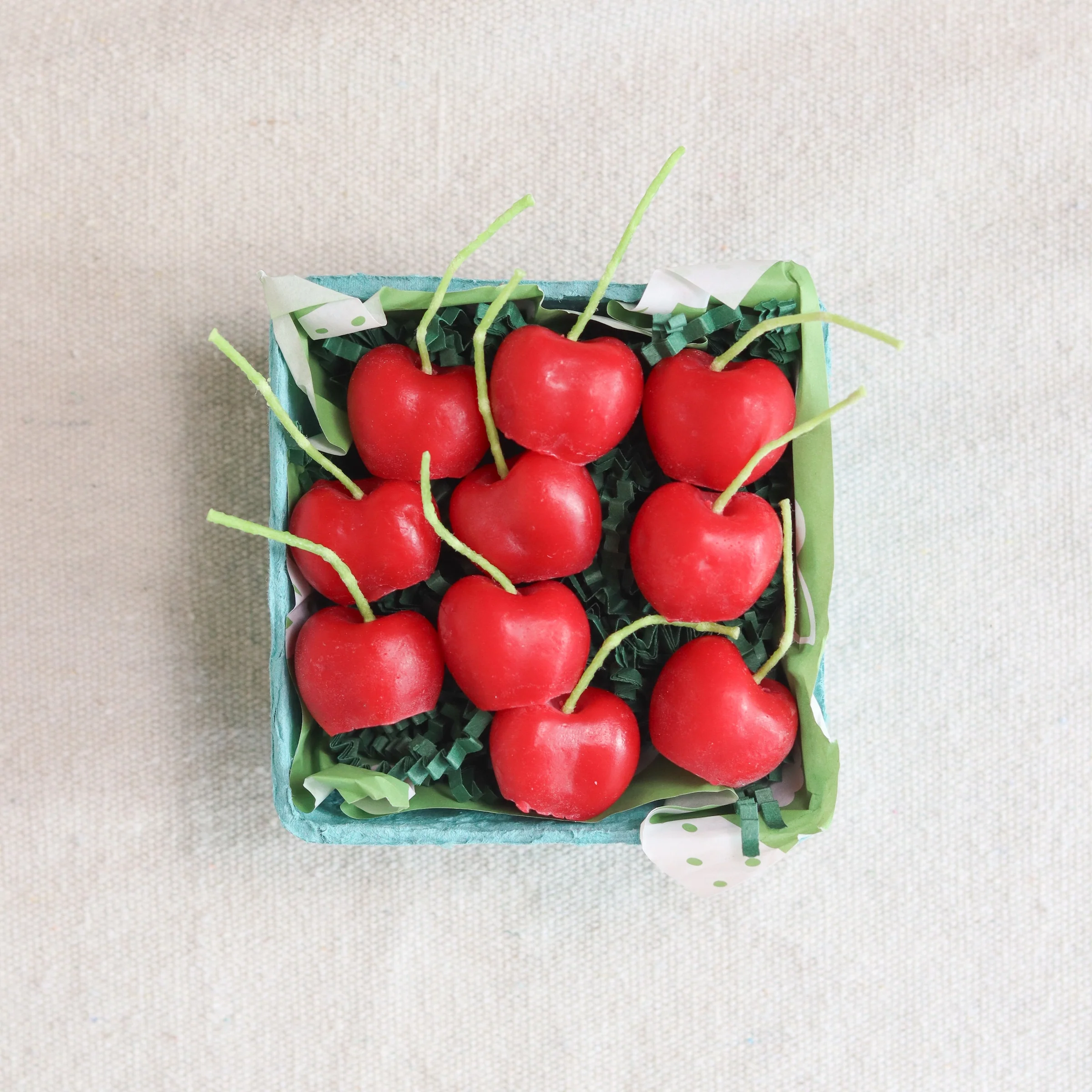Cherry Beeswax Birthday Candles - Image 2