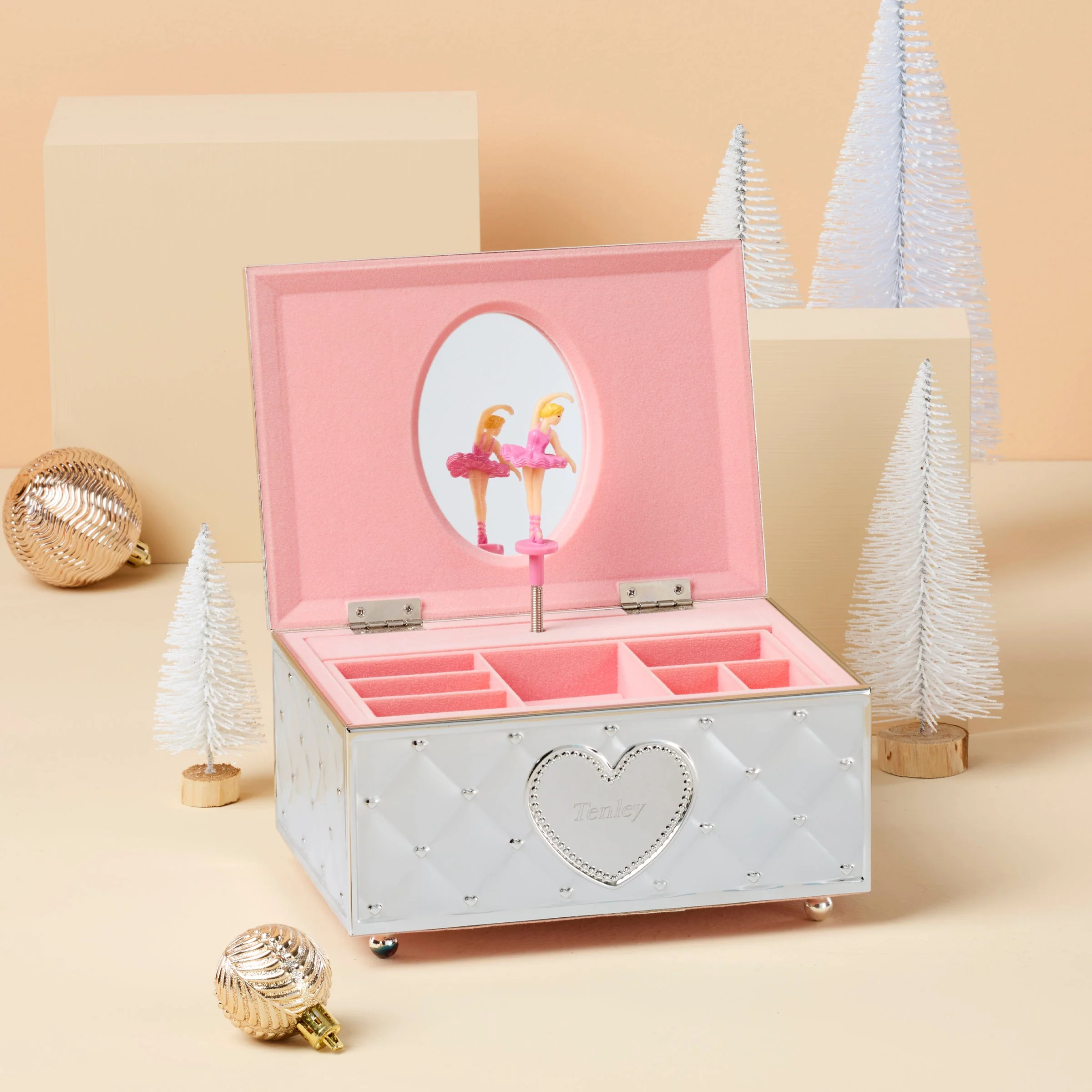 Personalized Musical Ballerina Jewelry Box - Image 3