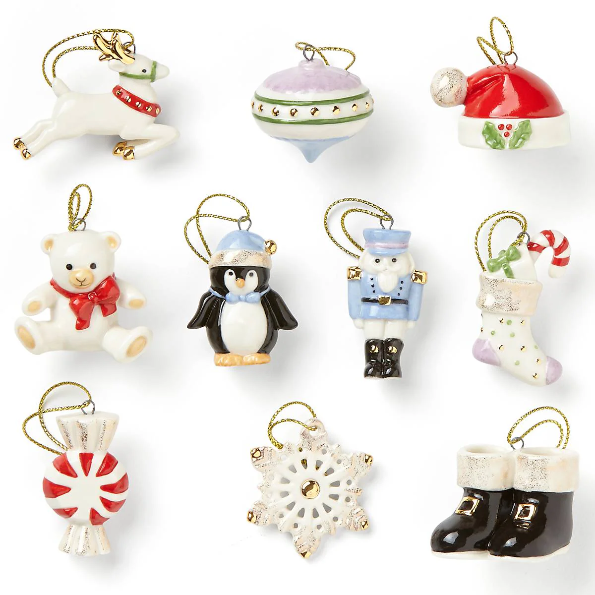 Christmas Memories 10-Piece Mini Ornament Set - Image 3