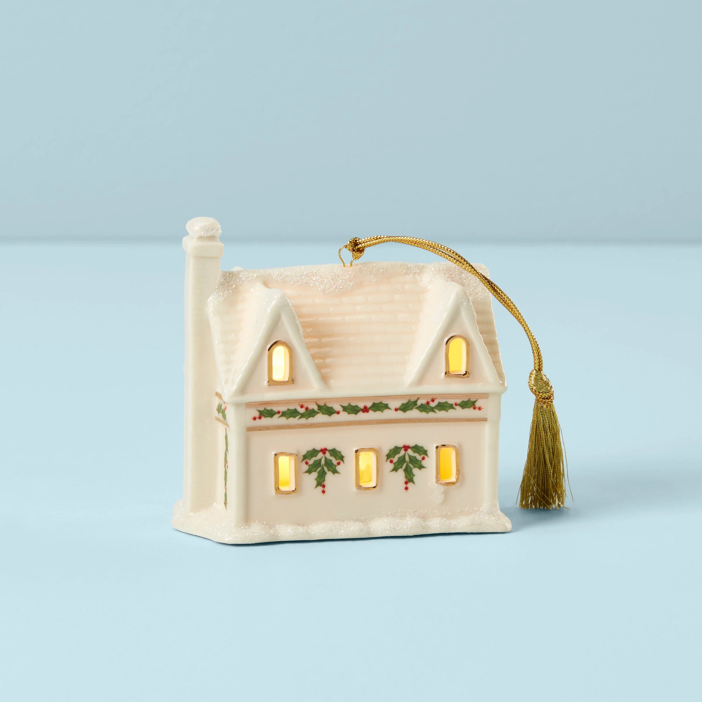 Christmas Village Toy Shop Lit Ornament - Image 2