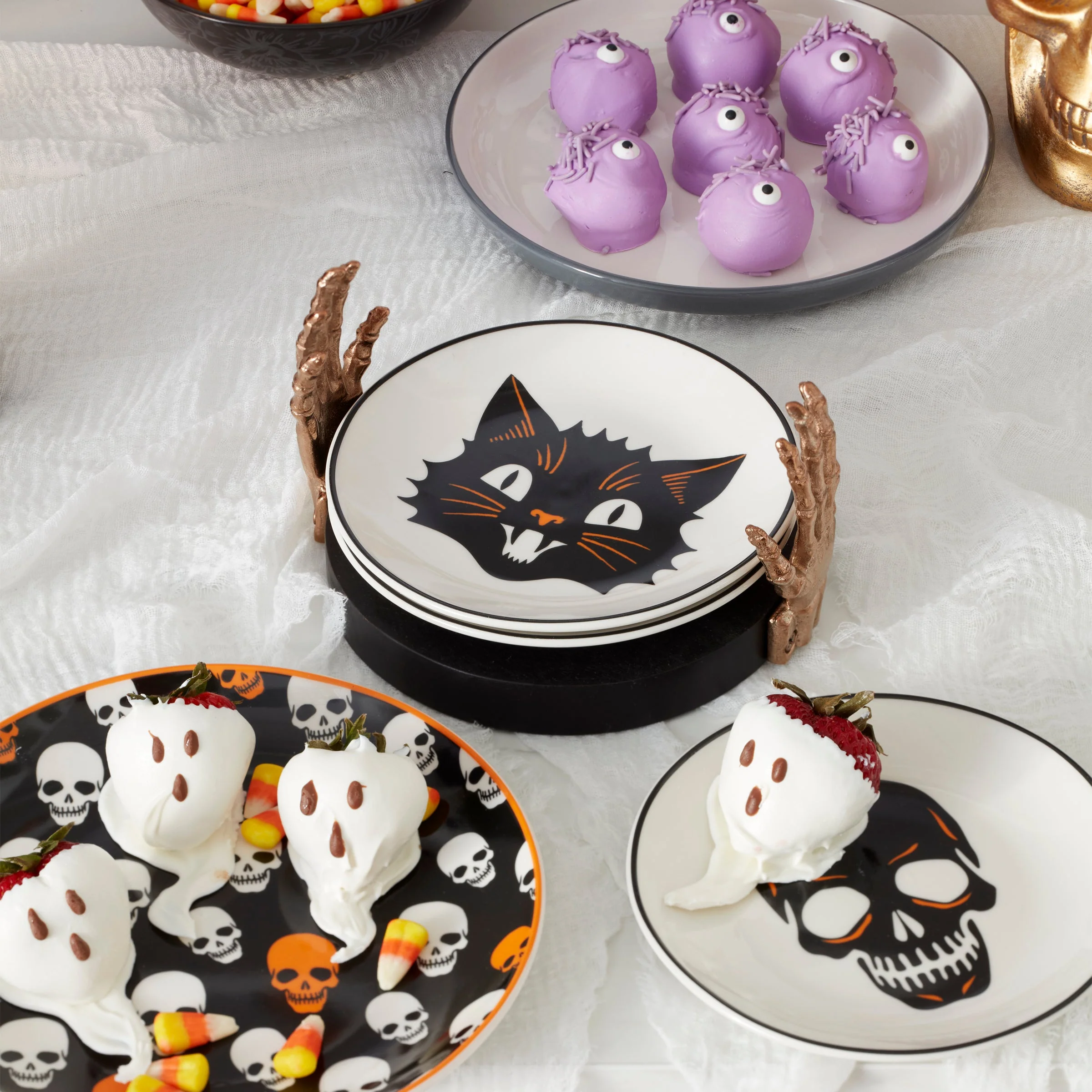 Vintro Halloween Accent Plates, Set of 4 - Image 4