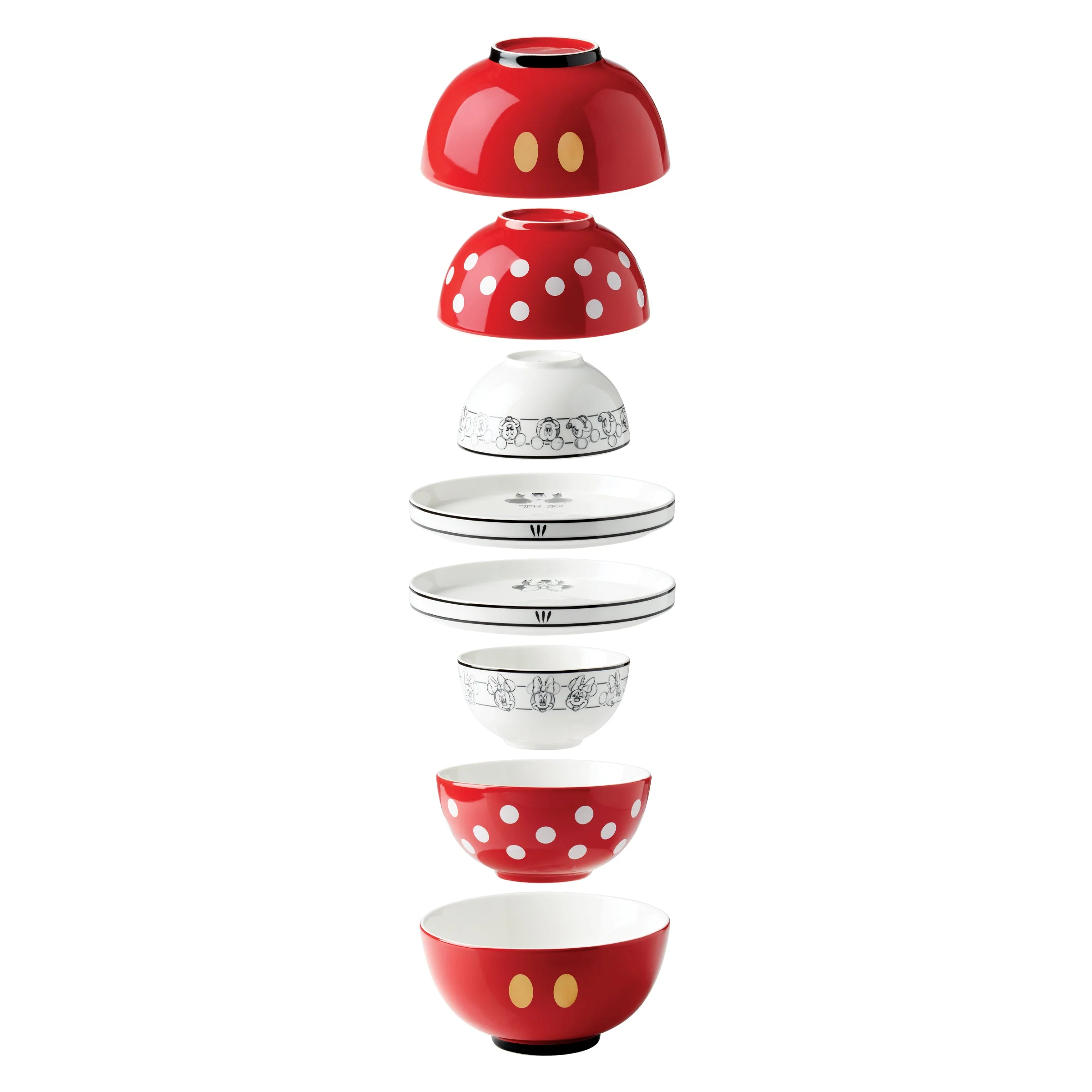 Disney 8-Piece Nesting Dinnerware Set - Image 2