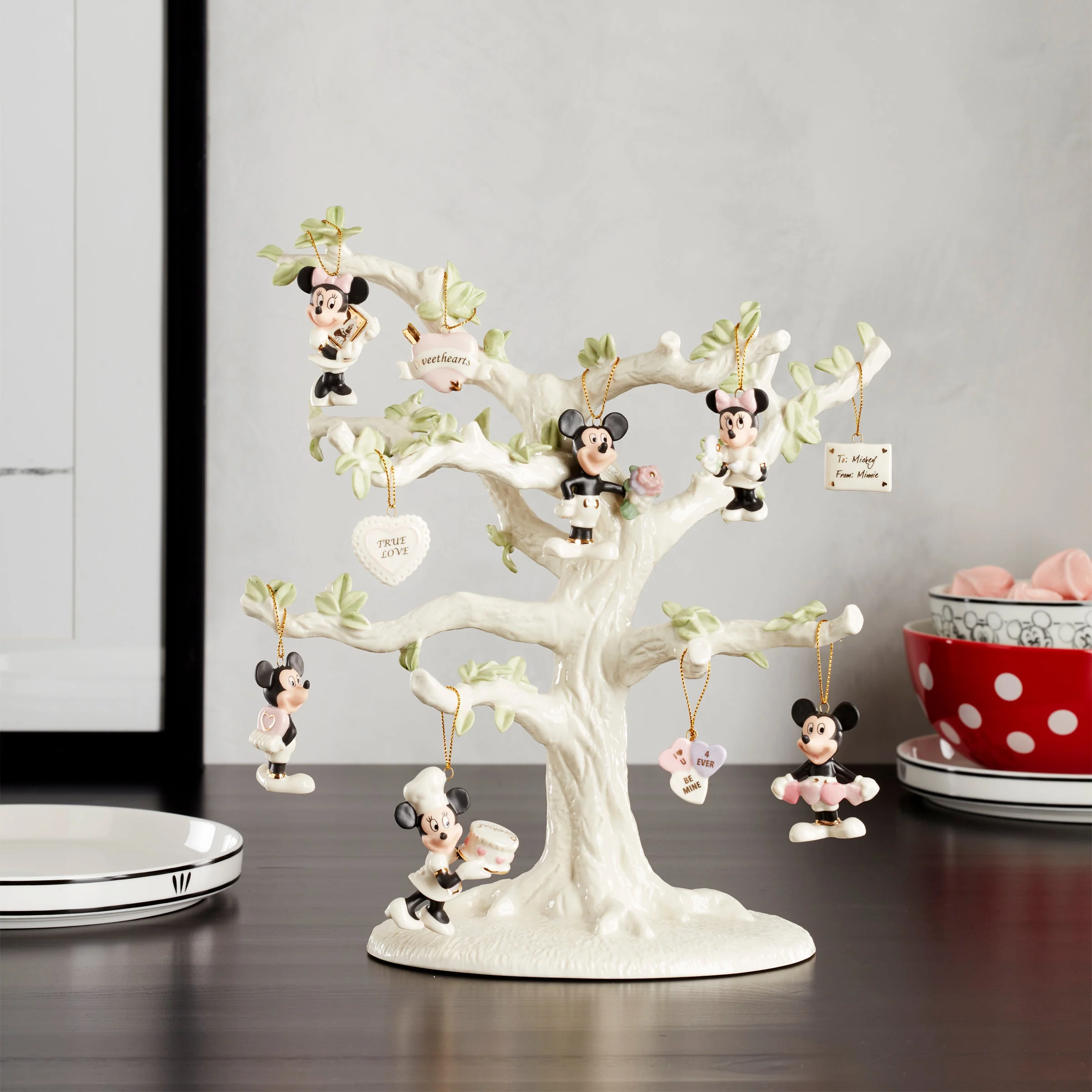 Disney Romantic Moments 10-Piece Mini Ornament Set - Image 3