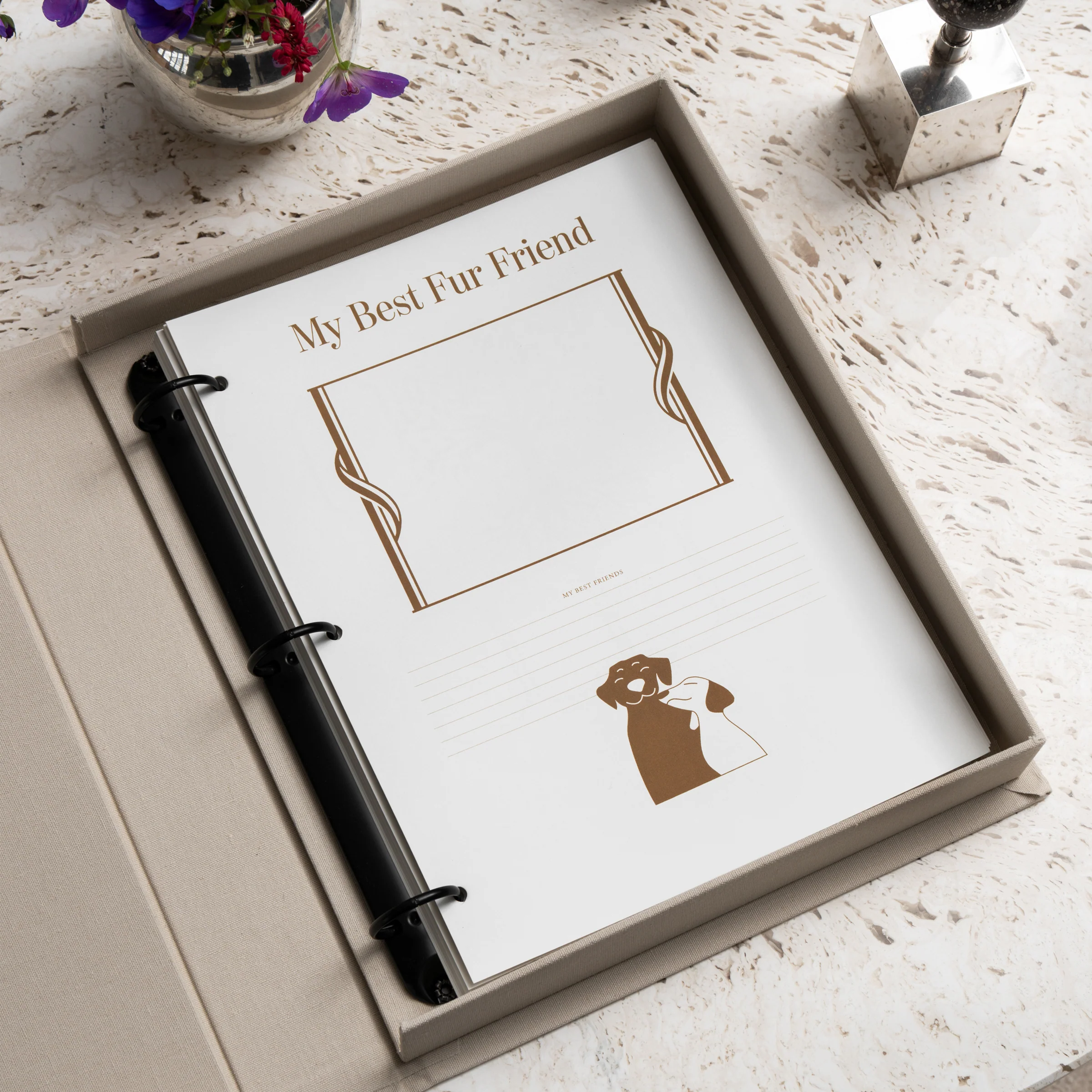 A Dog's Life Photo Album Paper, 10 Pages - Image 3