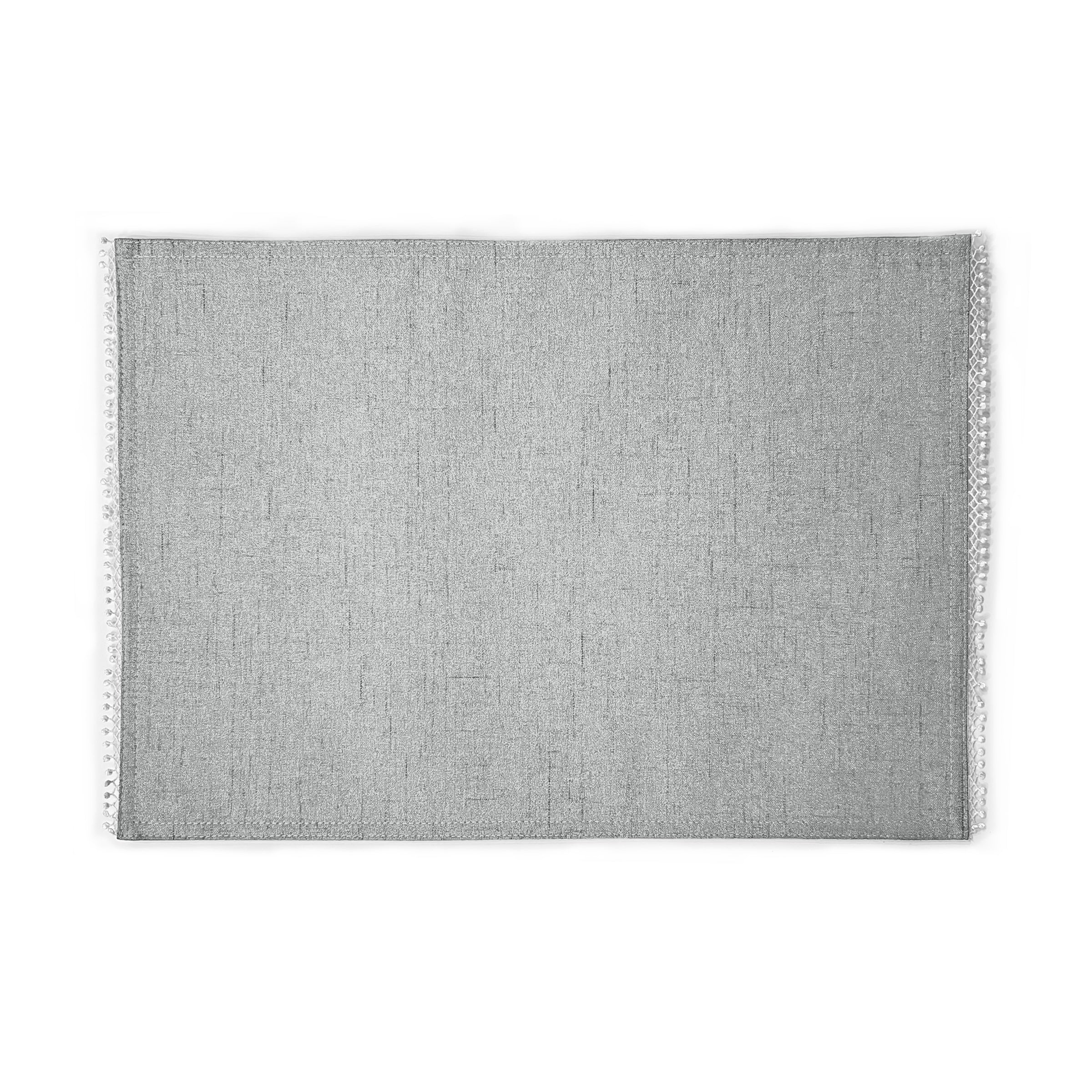 French Perle Dove Grey 13x19 Placemat - Image 2