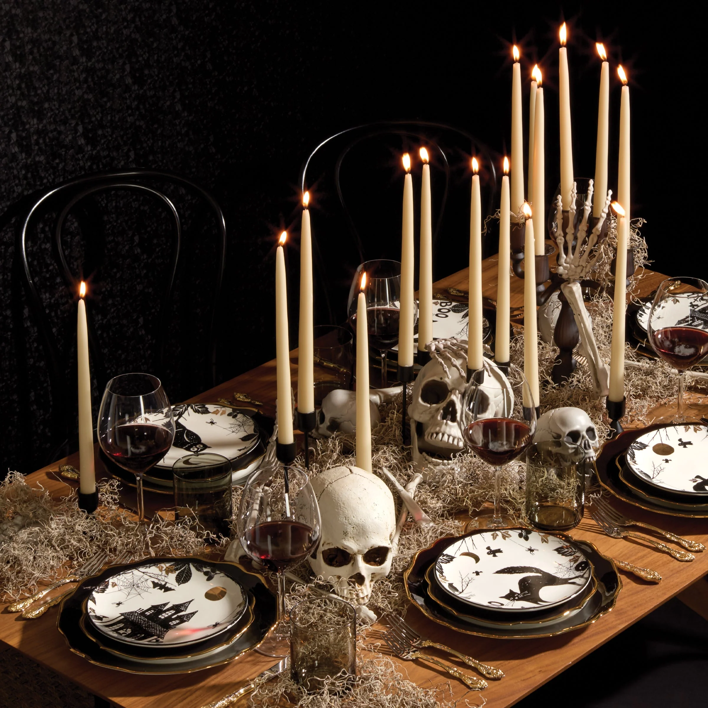 Haunted Halloween Accent Plates, Set of 4 - Image 3