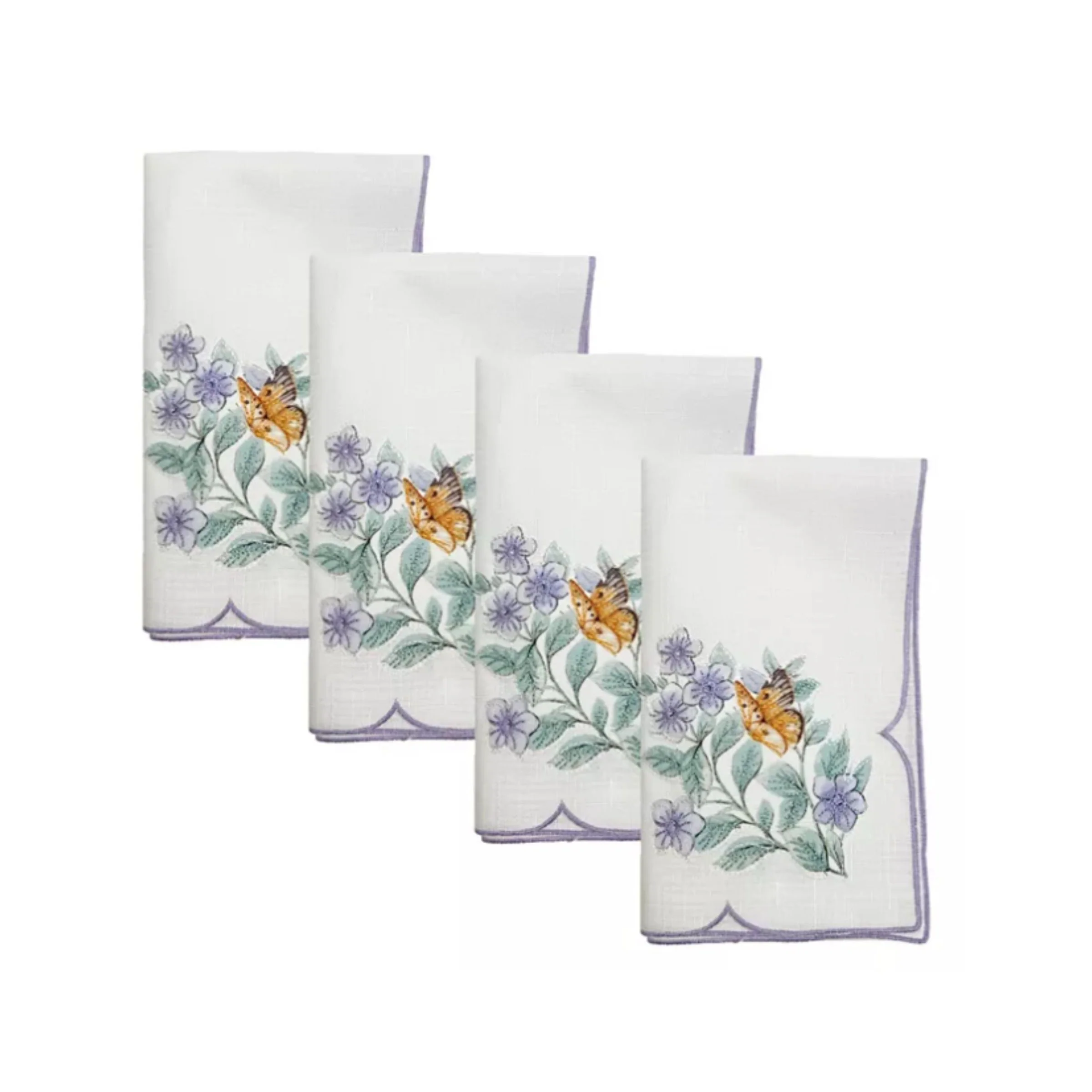 Butterfly Meadow Flutter Dinner Napkins, Set of 4