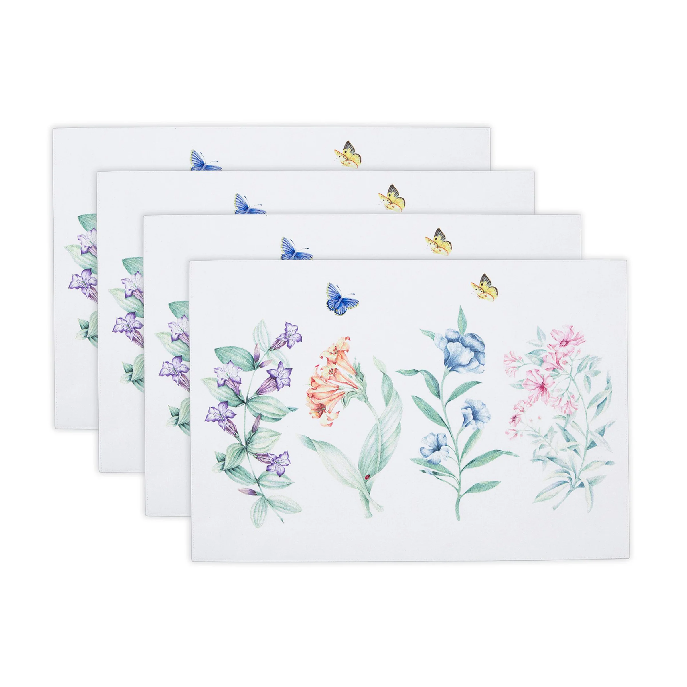 Butterfly Meadow Garden Placemats, Set of 4