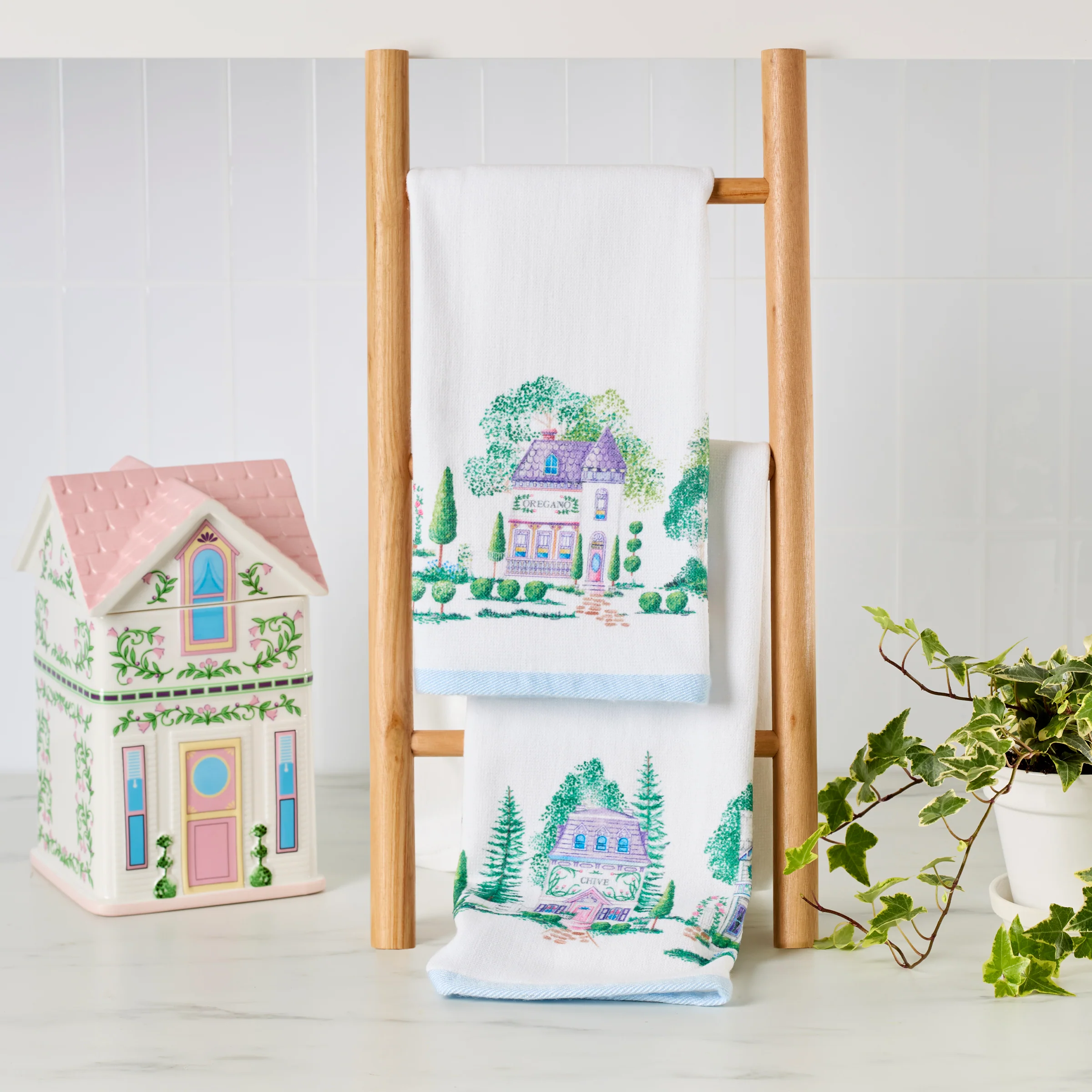 Lenox Spice Village Kitchen Towels, Set of 2 - Image 2