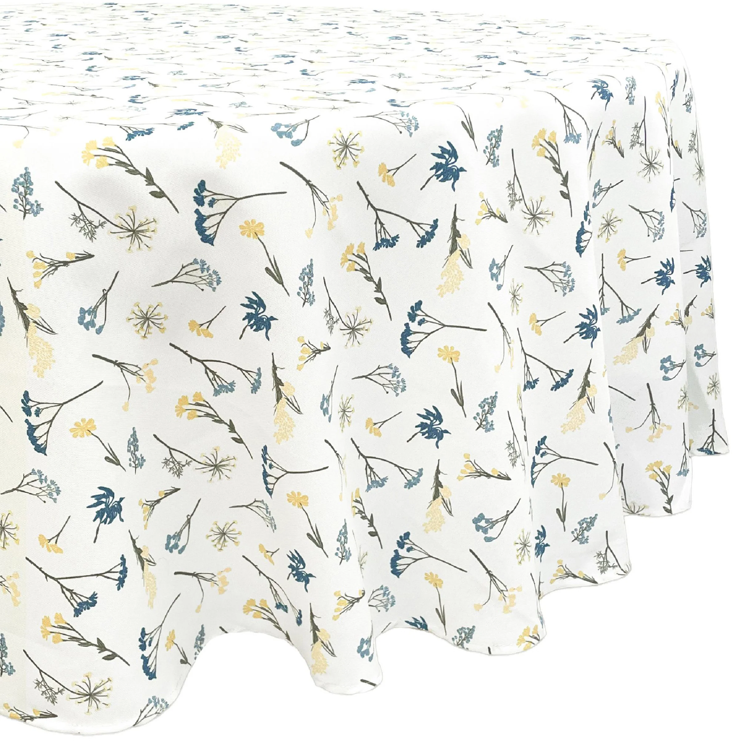 Wildflowers Allover 70x70 Round Tablecloth