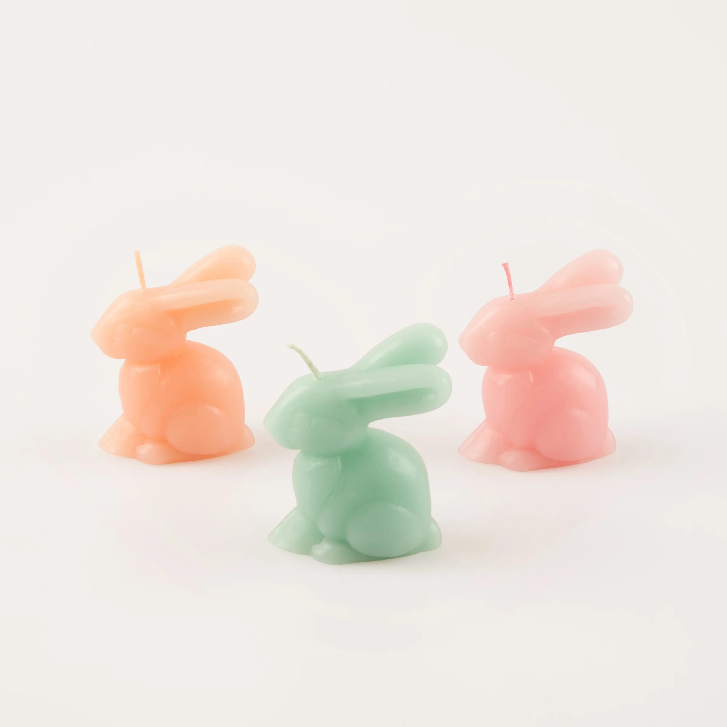 Mini Rainbow Bunny Candles, Set of 6 - Image 11