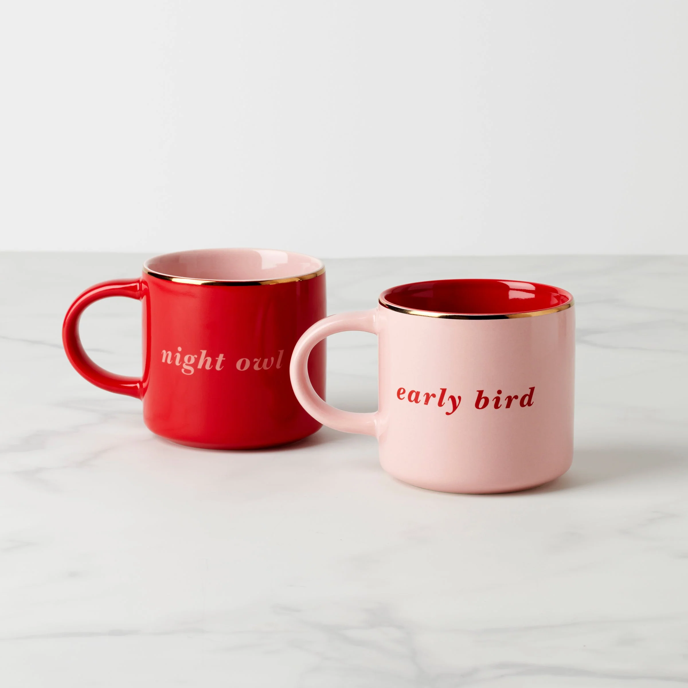 Two of a Kind Early Bird & Night Owl Mugs, Set of 2 - Image 2