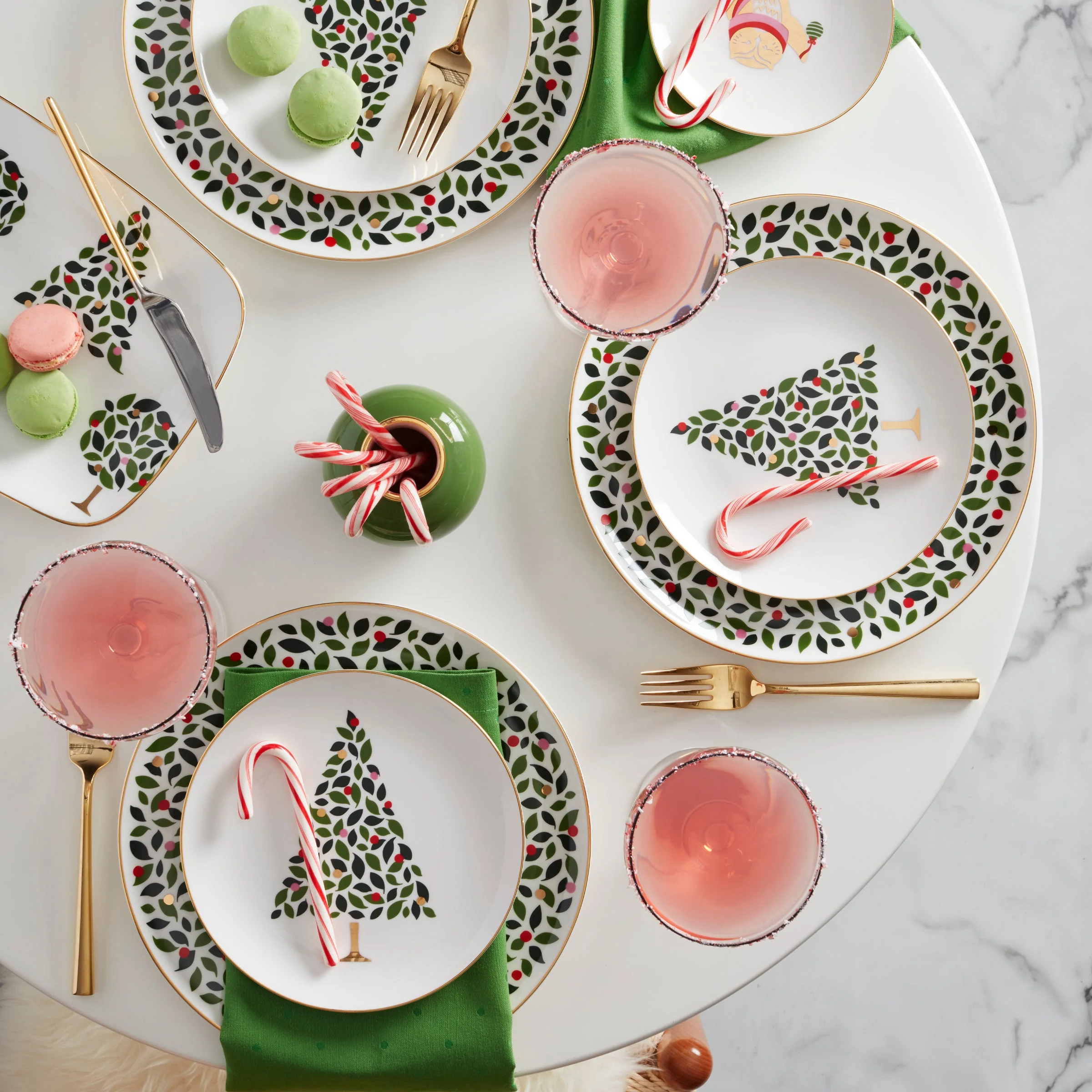 Evergreen Dinner Plates, Set of 4 - Image 2