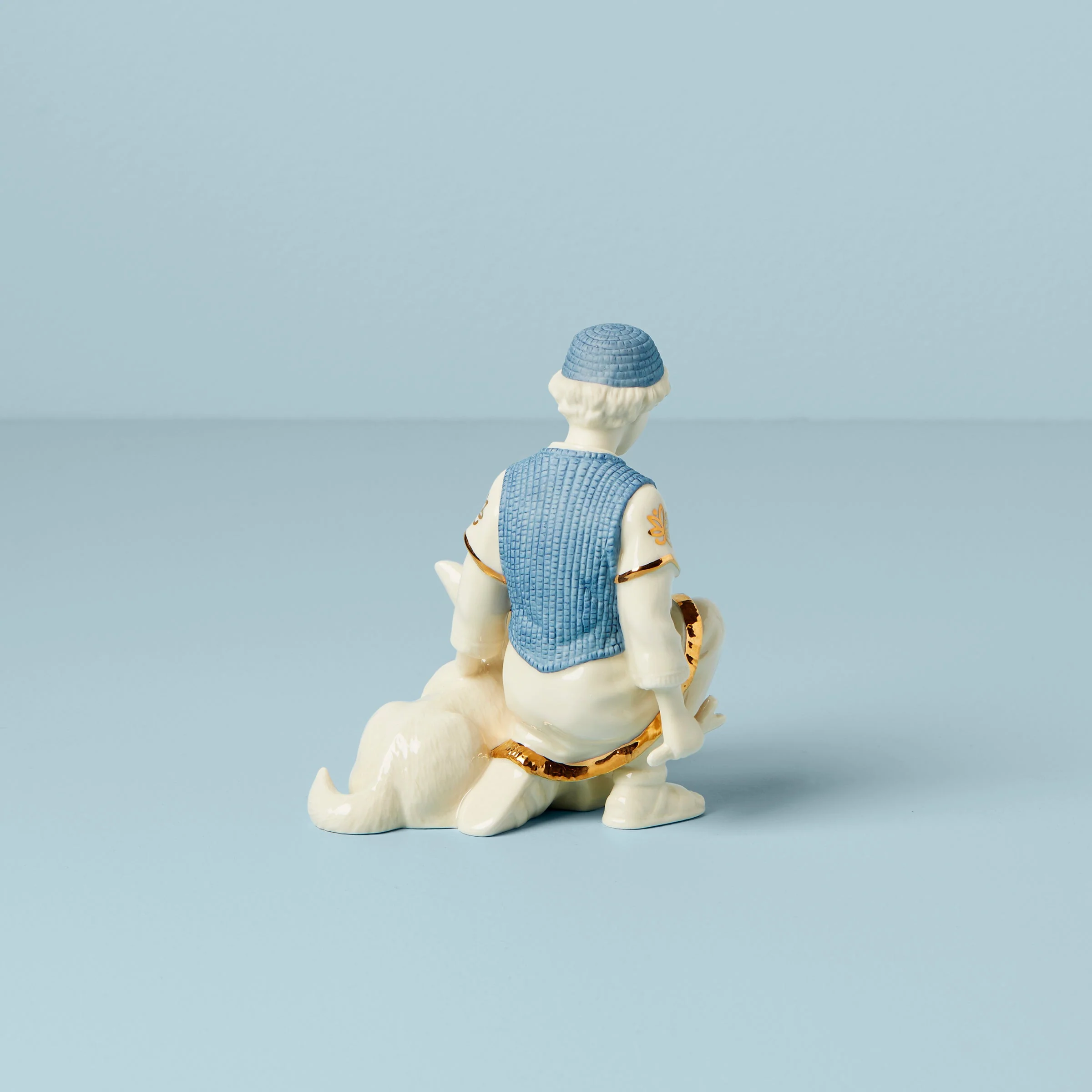 First Blessing Nativity Shepherd & Dog Figurine - Image 2