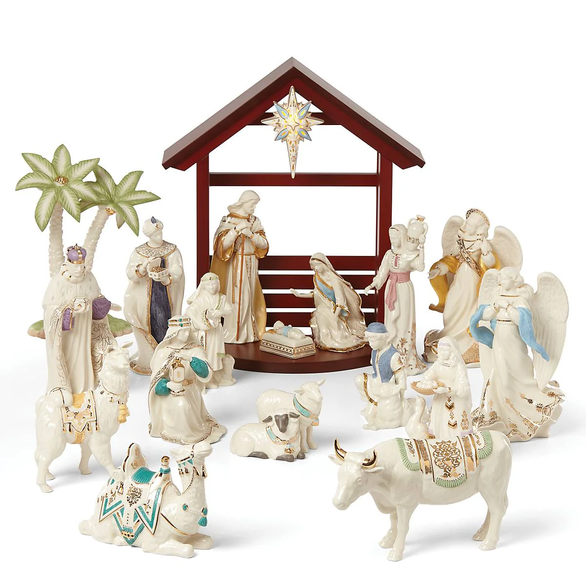 First Blessing Nativity Woman & Jug Figurine - Image 3