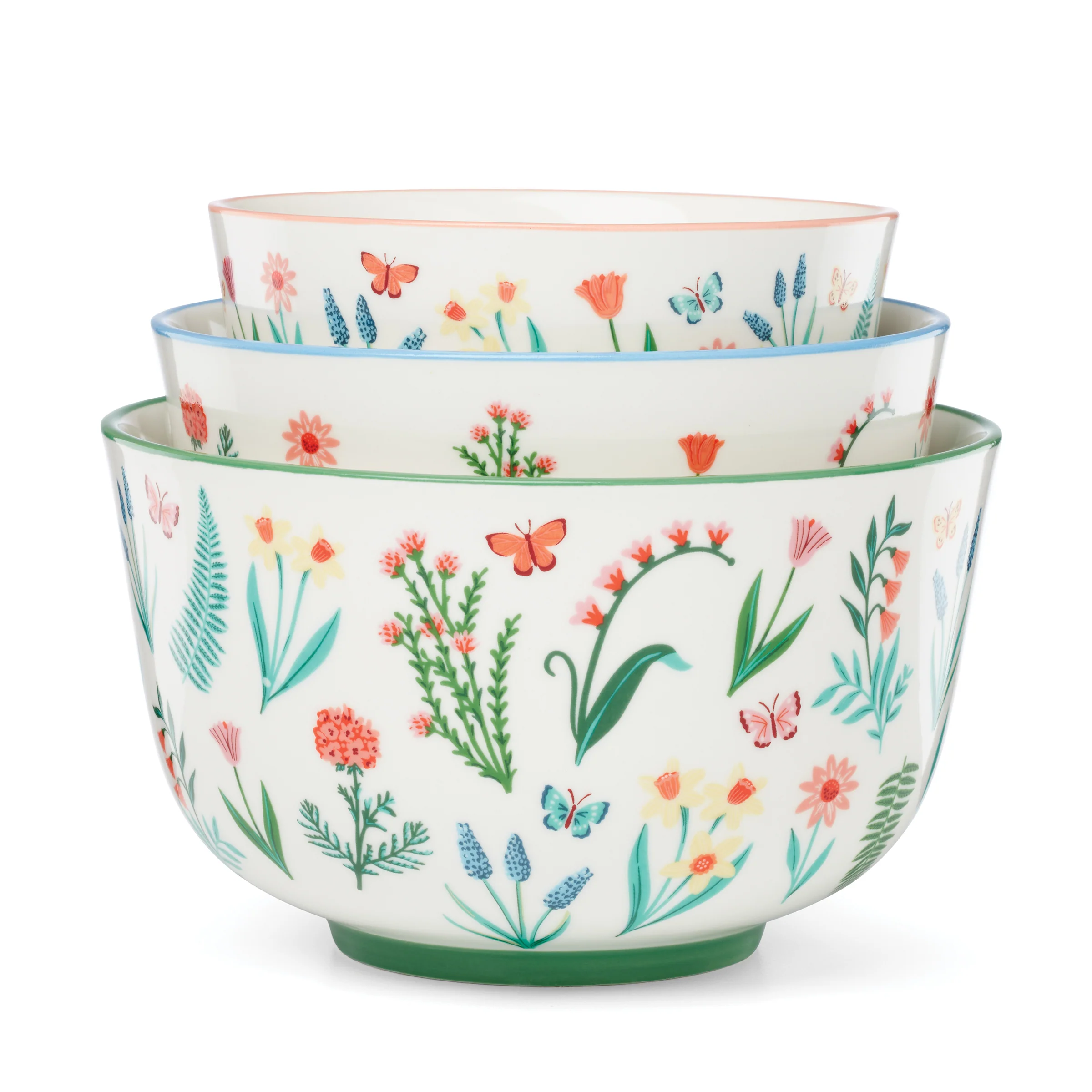 First Blooms 3-Piece Nesting Bowl Set - Image 3