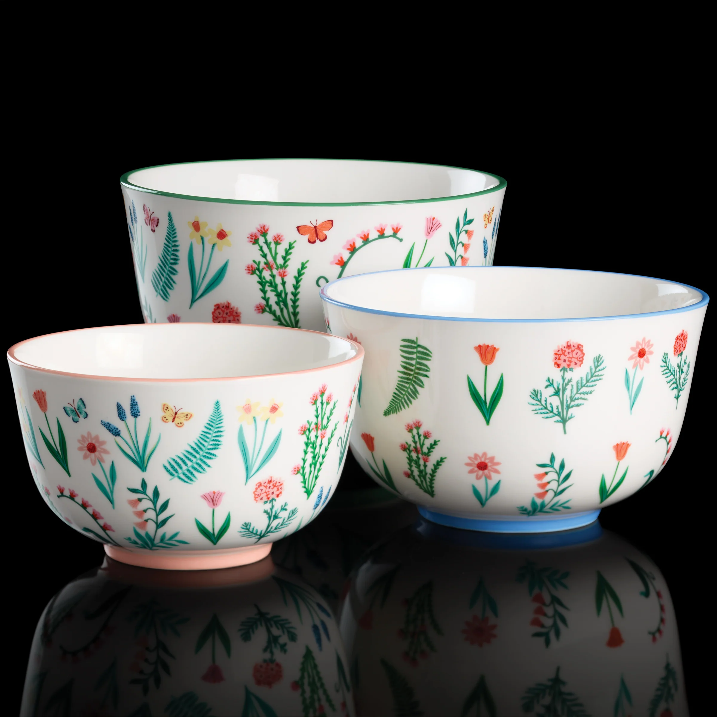 First Blooms 3-Piece Nesting Bowl Set - Image 4
