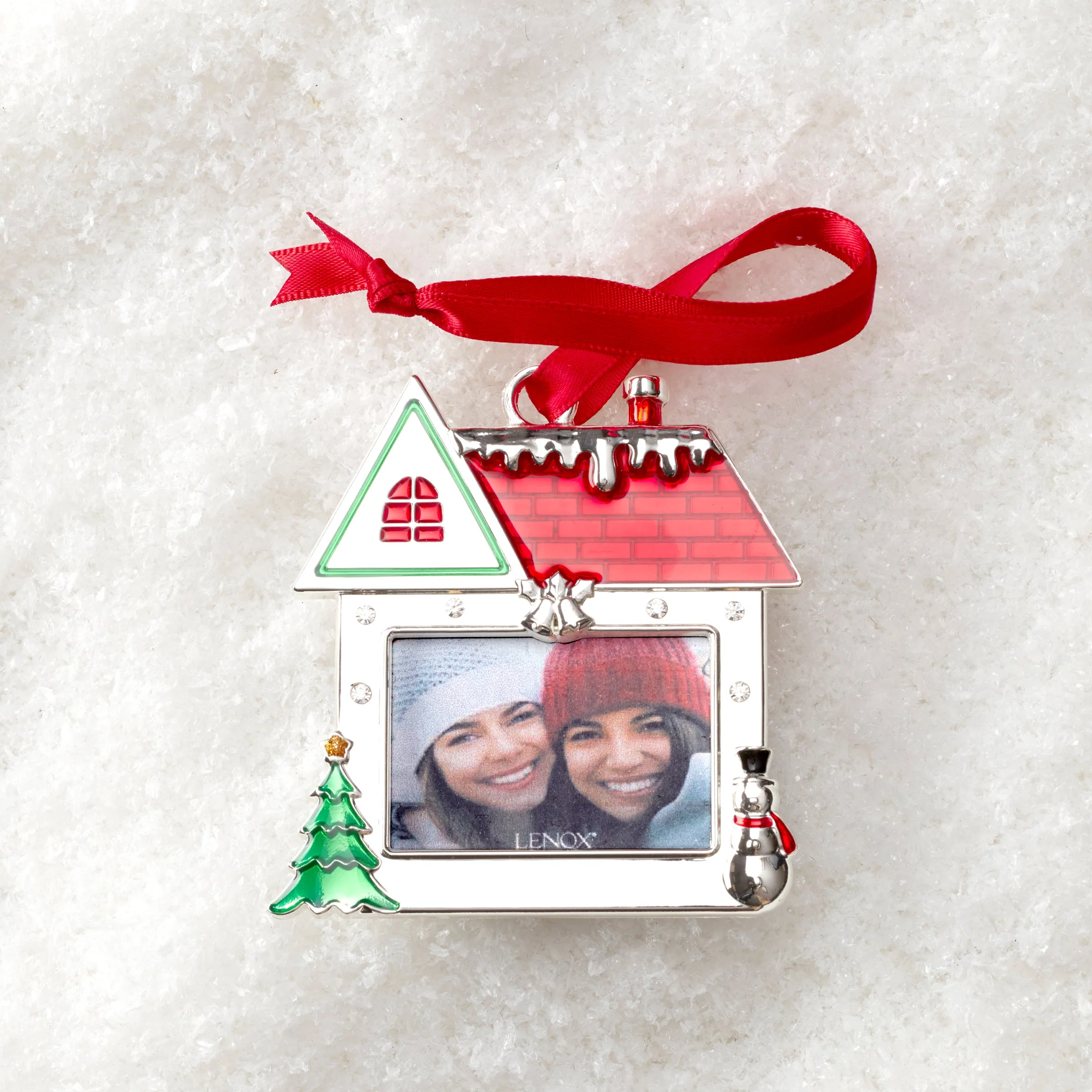 House Photo Frame Silverplate Ornament - Image 2