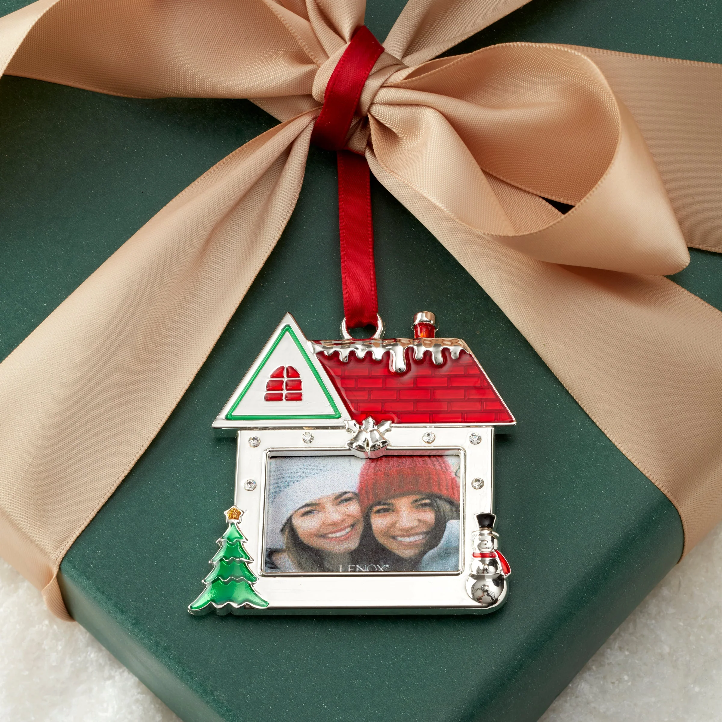 House Photo Frame Silverplate Ornament - Image 3