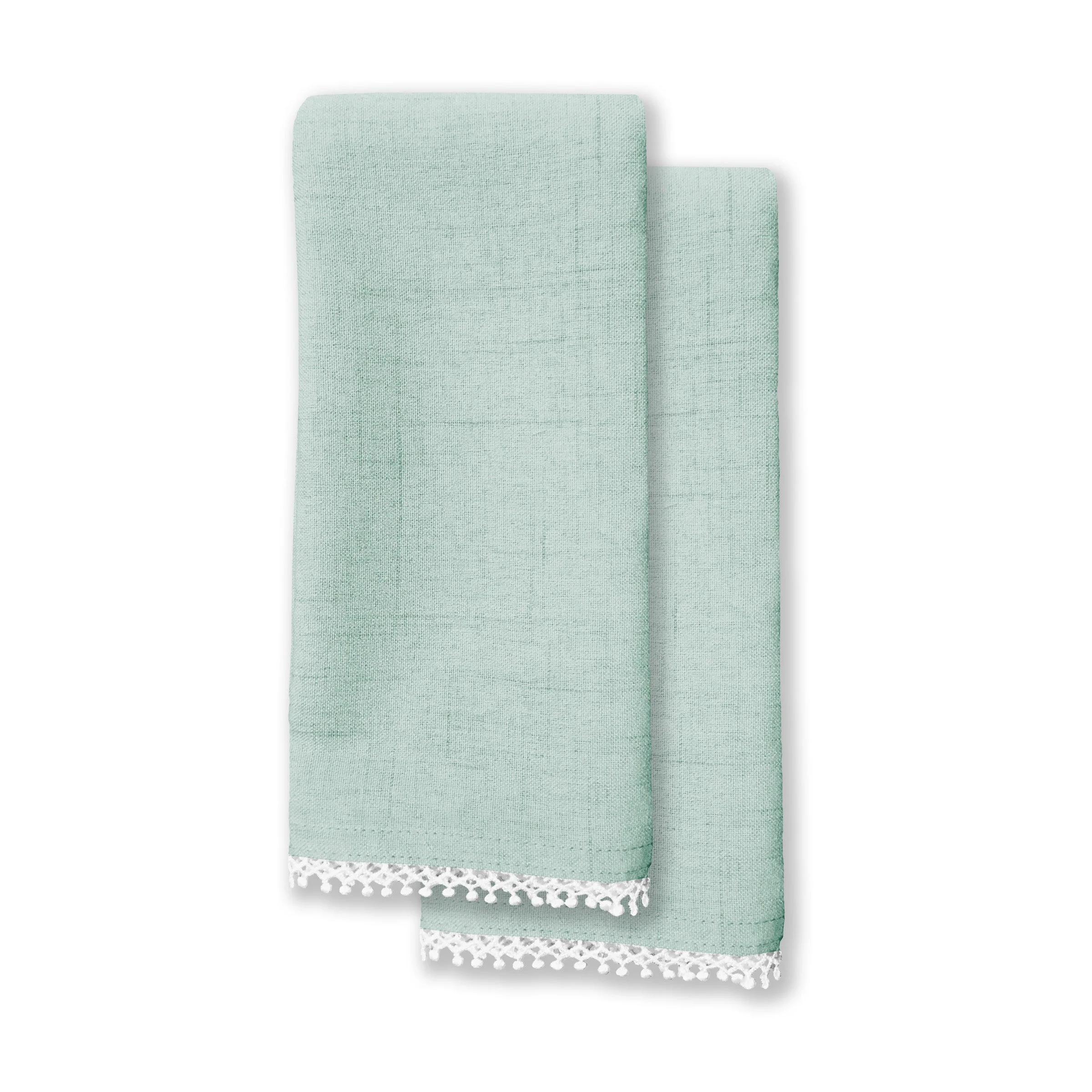French Perle Ice Blue Napkin, Set of 2 - Image 2