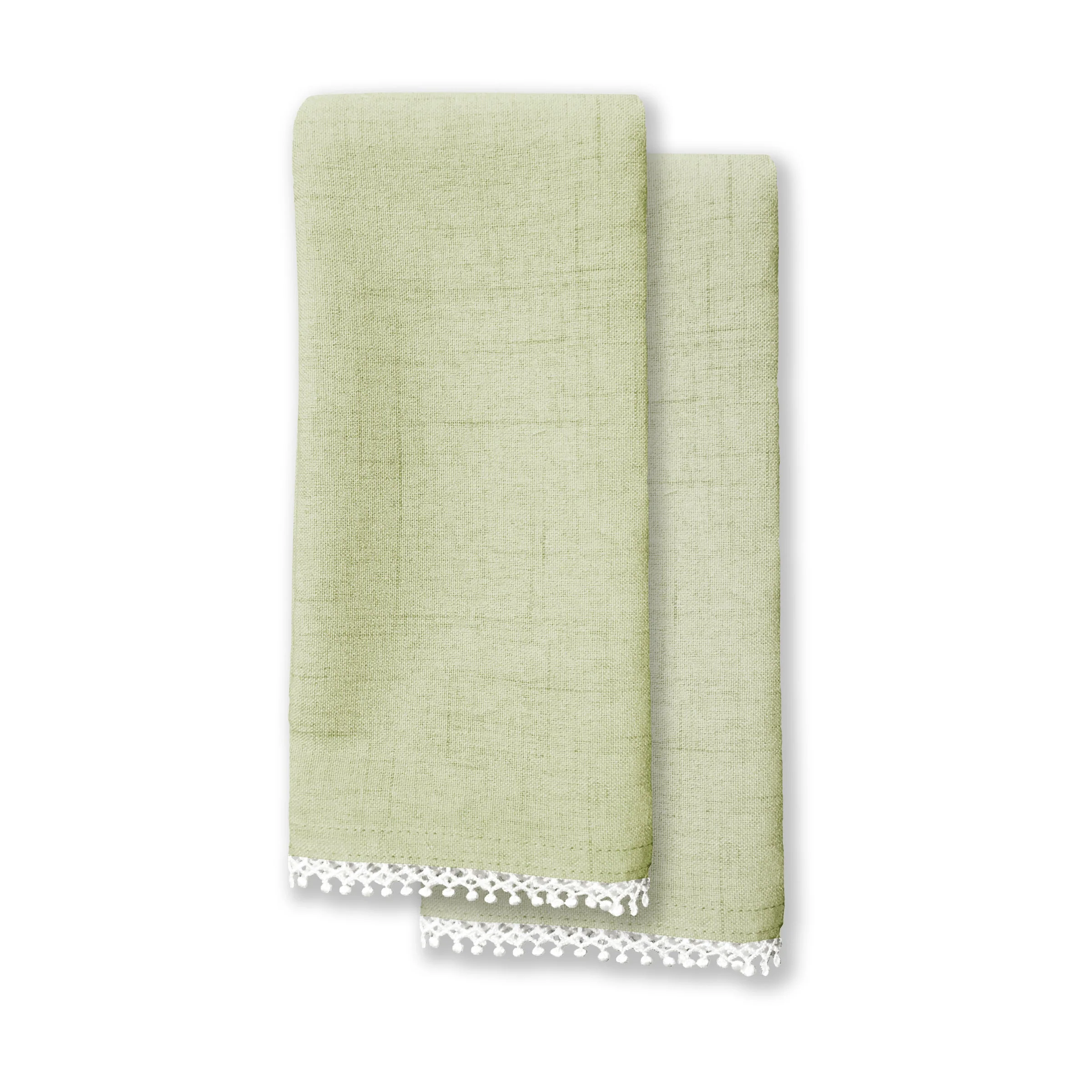 French Perle Pistachio Napkin, Set of 2 - Image 2