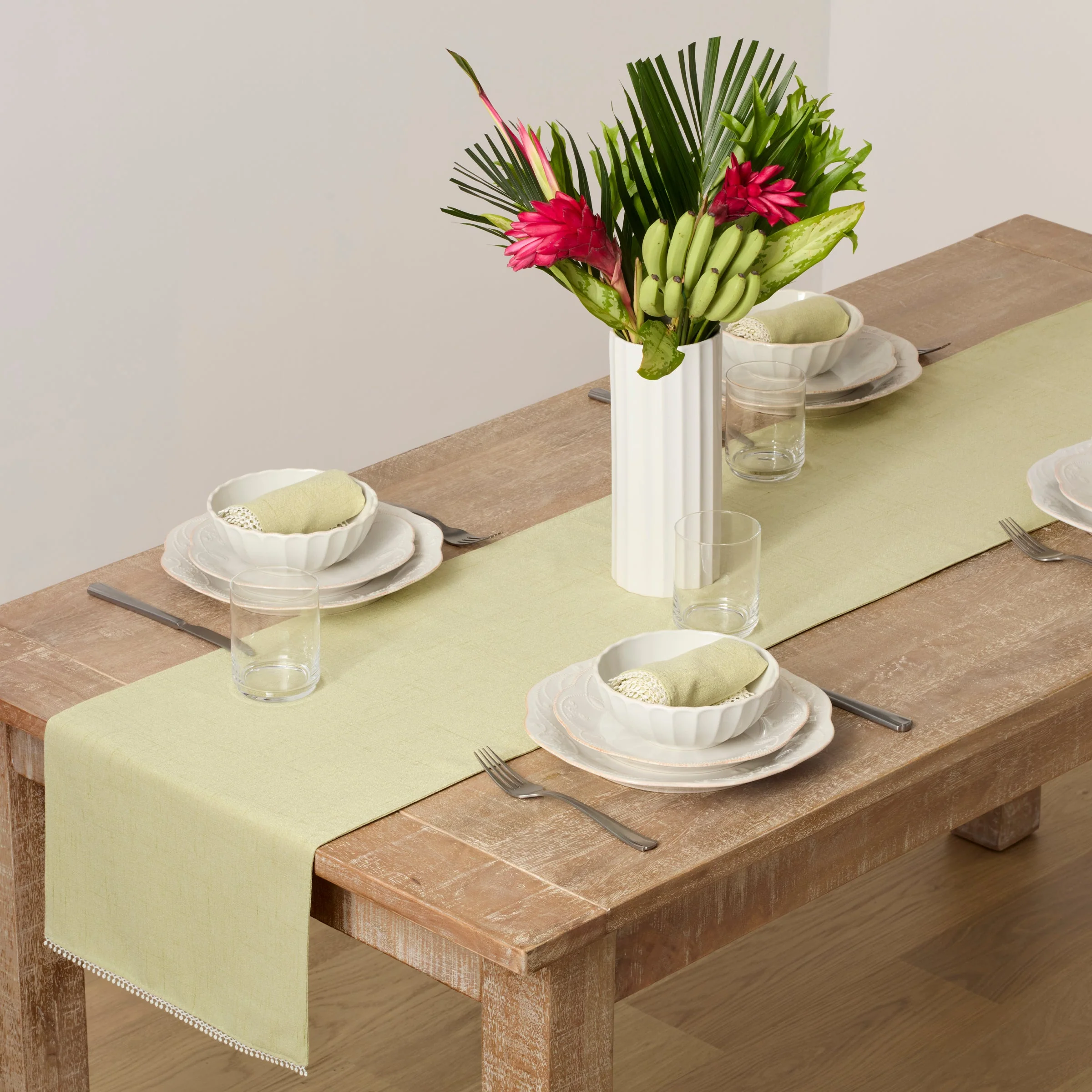 French Perle Pistachio Runner