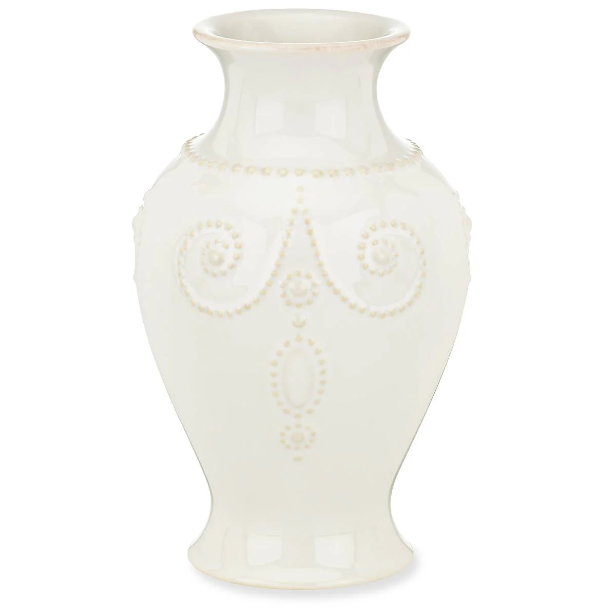 French Perle White Bouquet Vase - Image 2