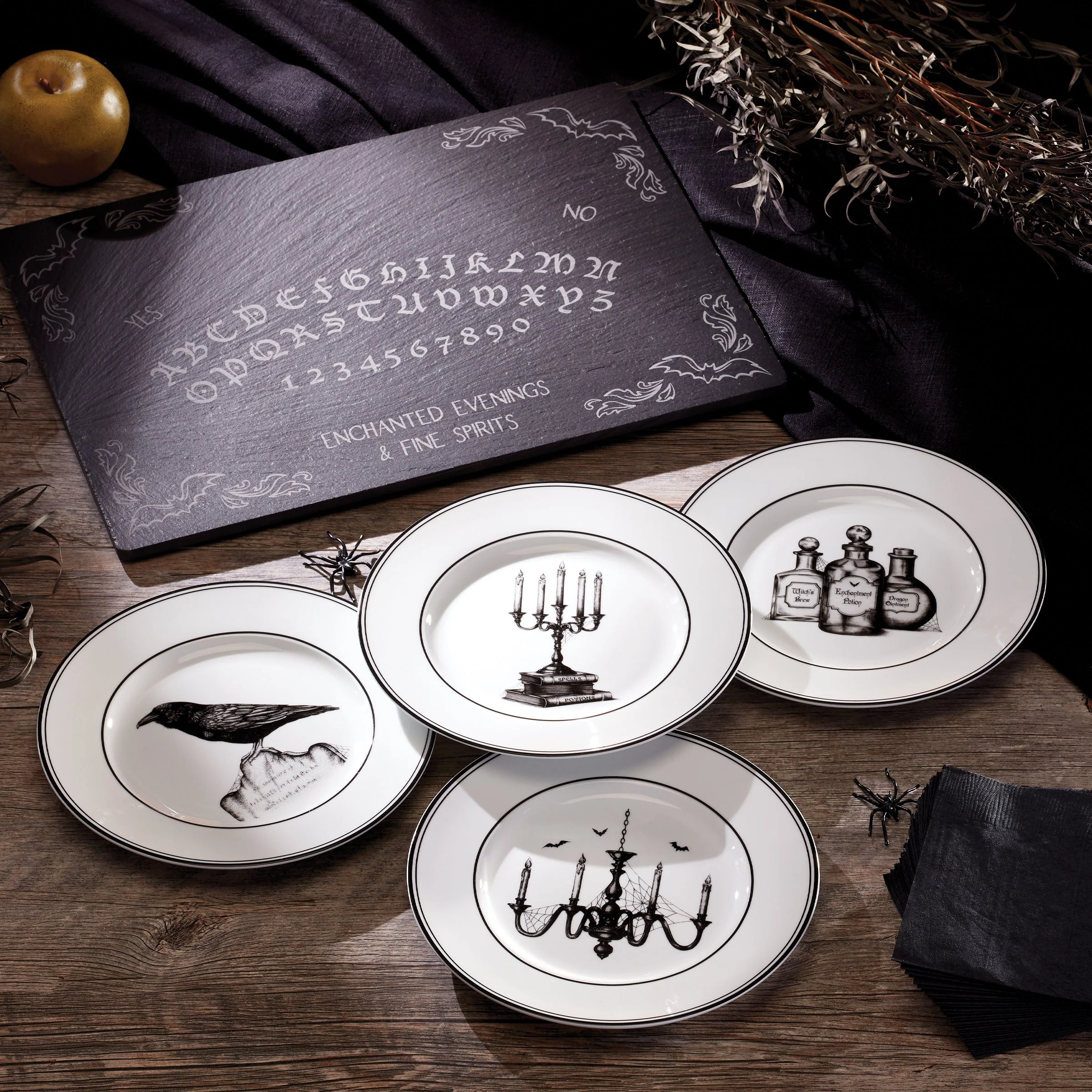 Vintage Halloween Dessert Plates, Set of 4 - Image 14