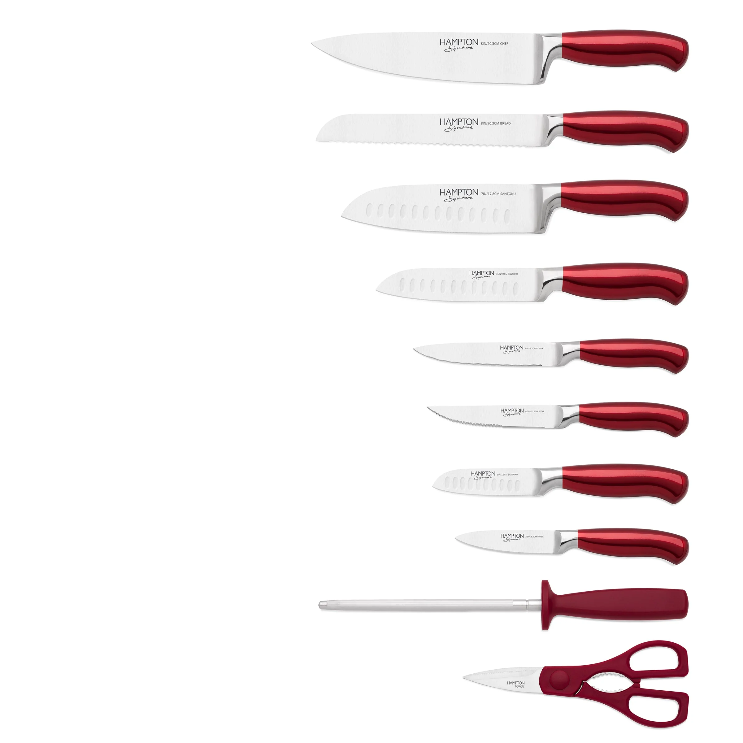 Argentum Red 14-Piece Cutlery Block Set - Image 2