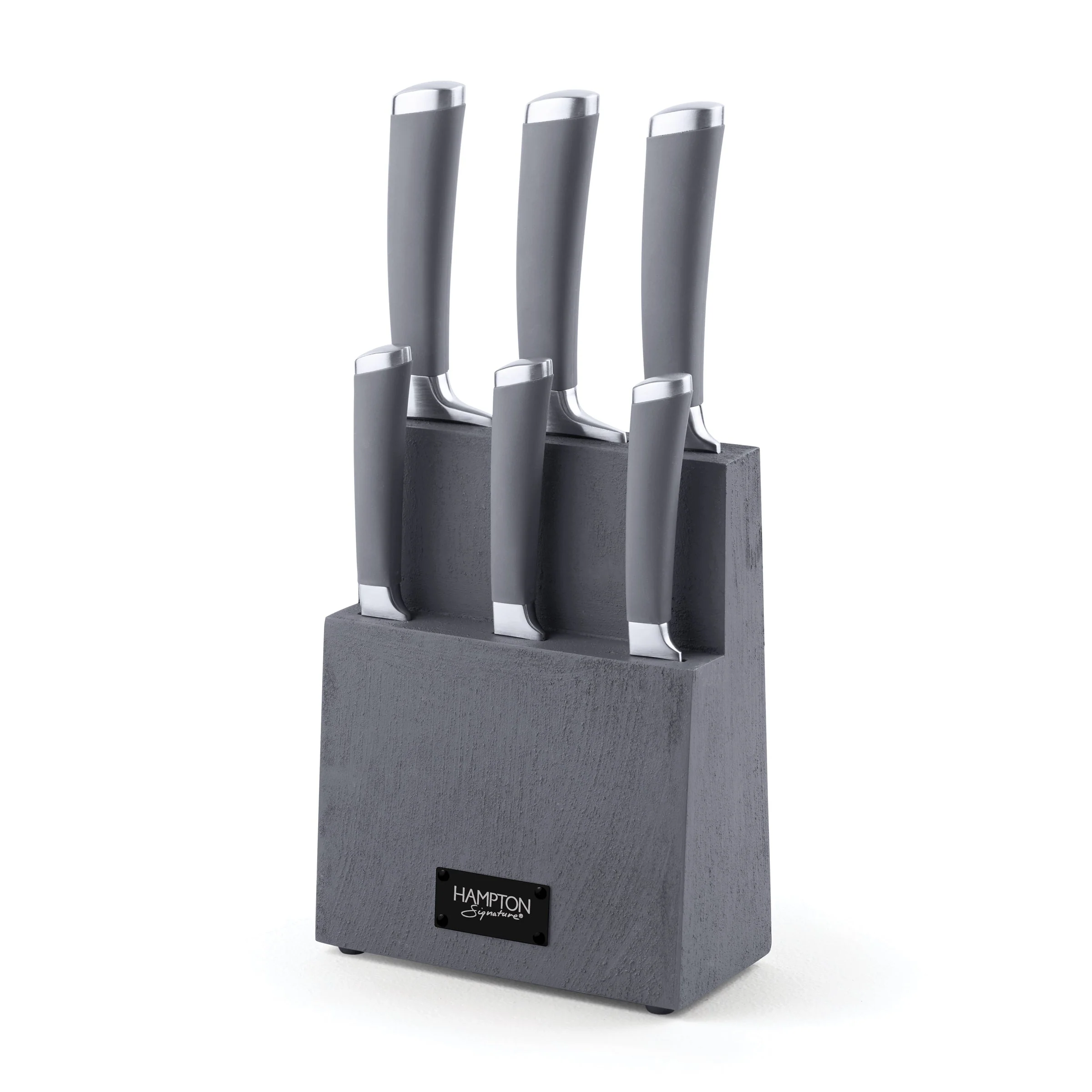 Beton 7-Piece Cutlery Block Set