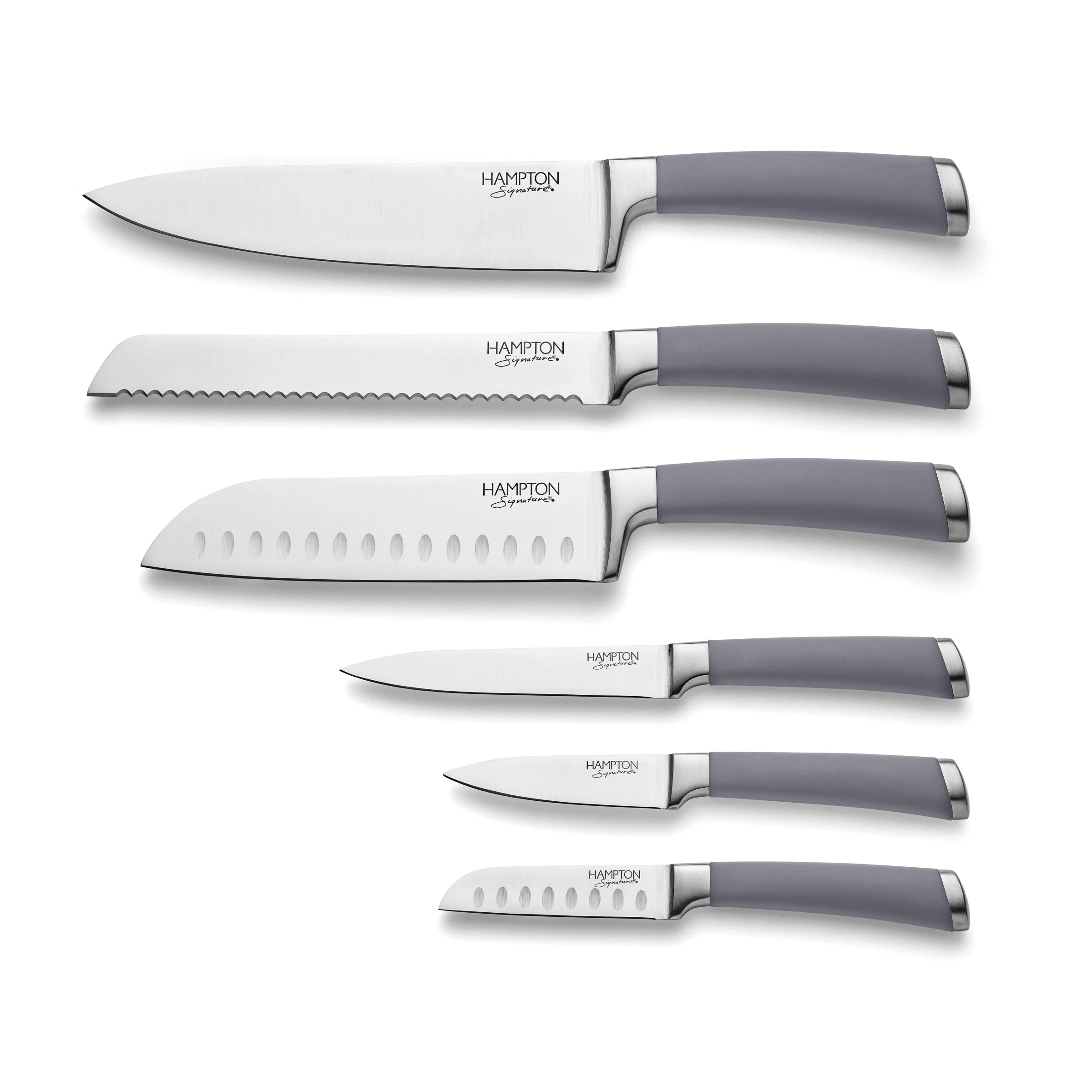 Beton 7-Piece Cutlery Block Set - Image 2