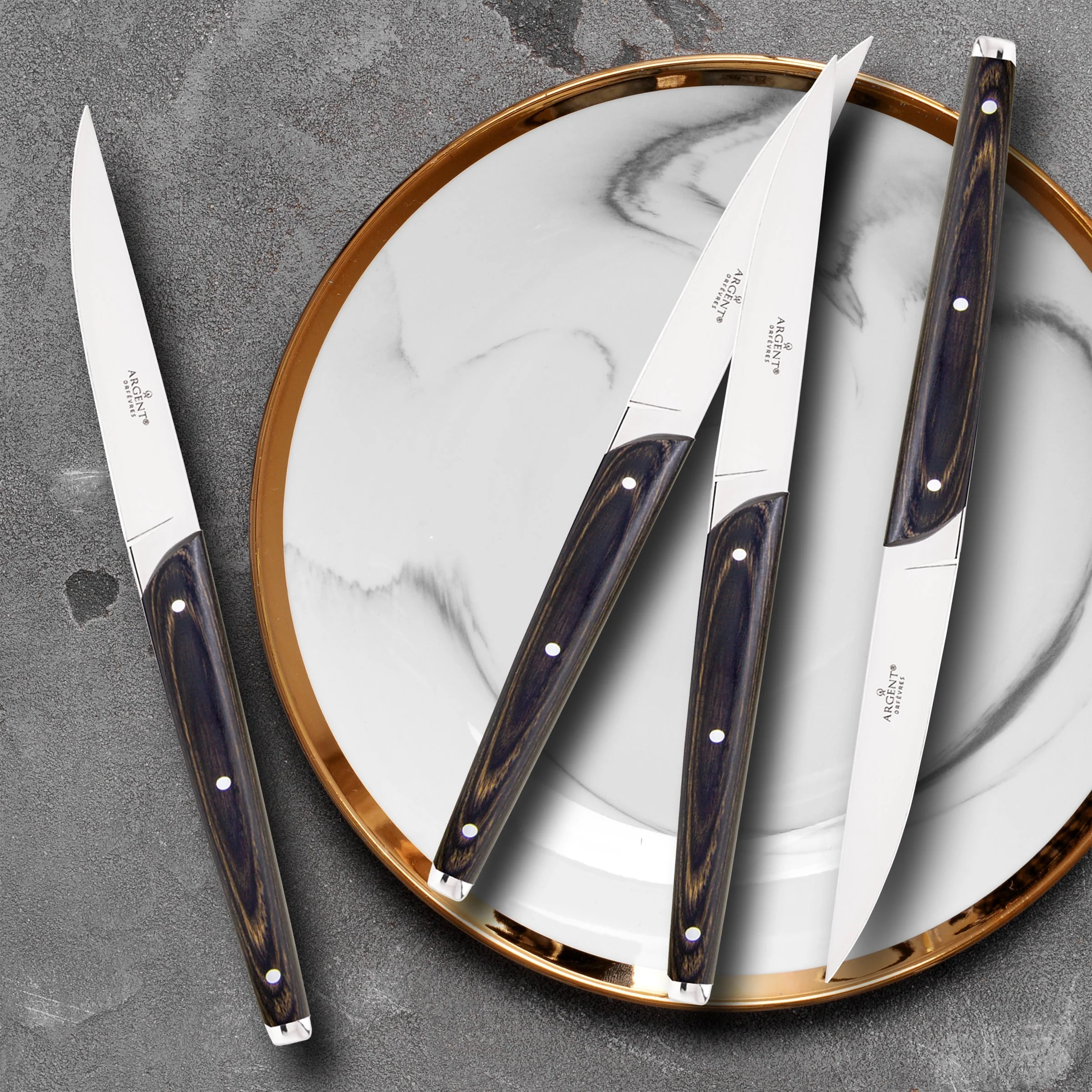 Pakkawood Steak Knives, Set of 4 - Image 3