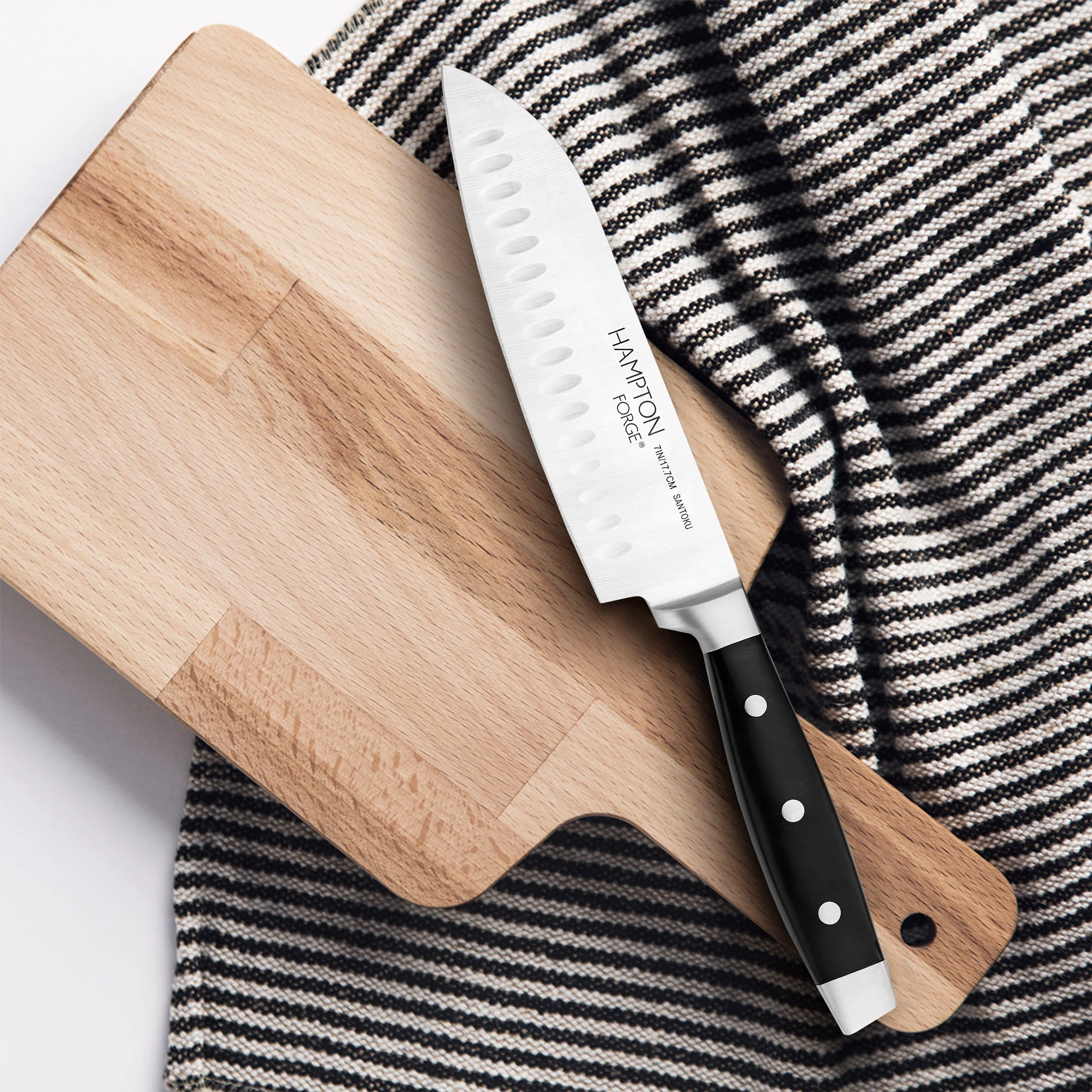 Continental 7" Santoku Knife with Blade Guard - Image 2