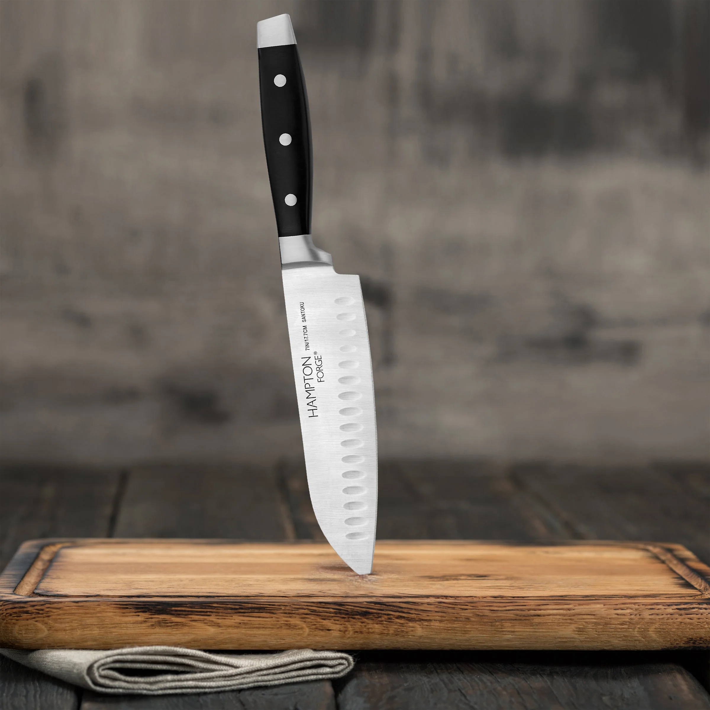 Continental 7" Santoku Knife with Blade Guard - Image 4