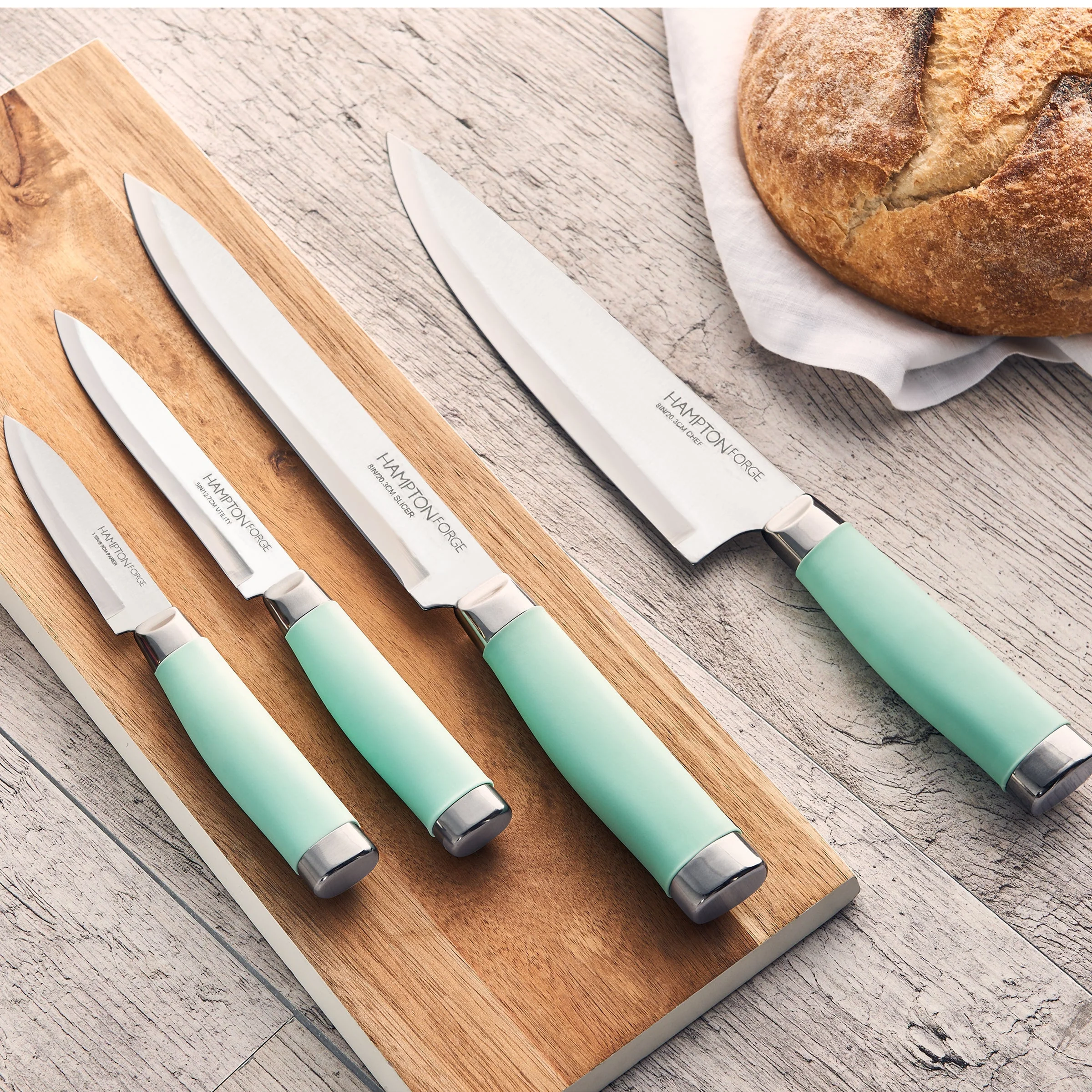 Epicure Pistachio 17-Piece Cutlery Block Set - Image 2