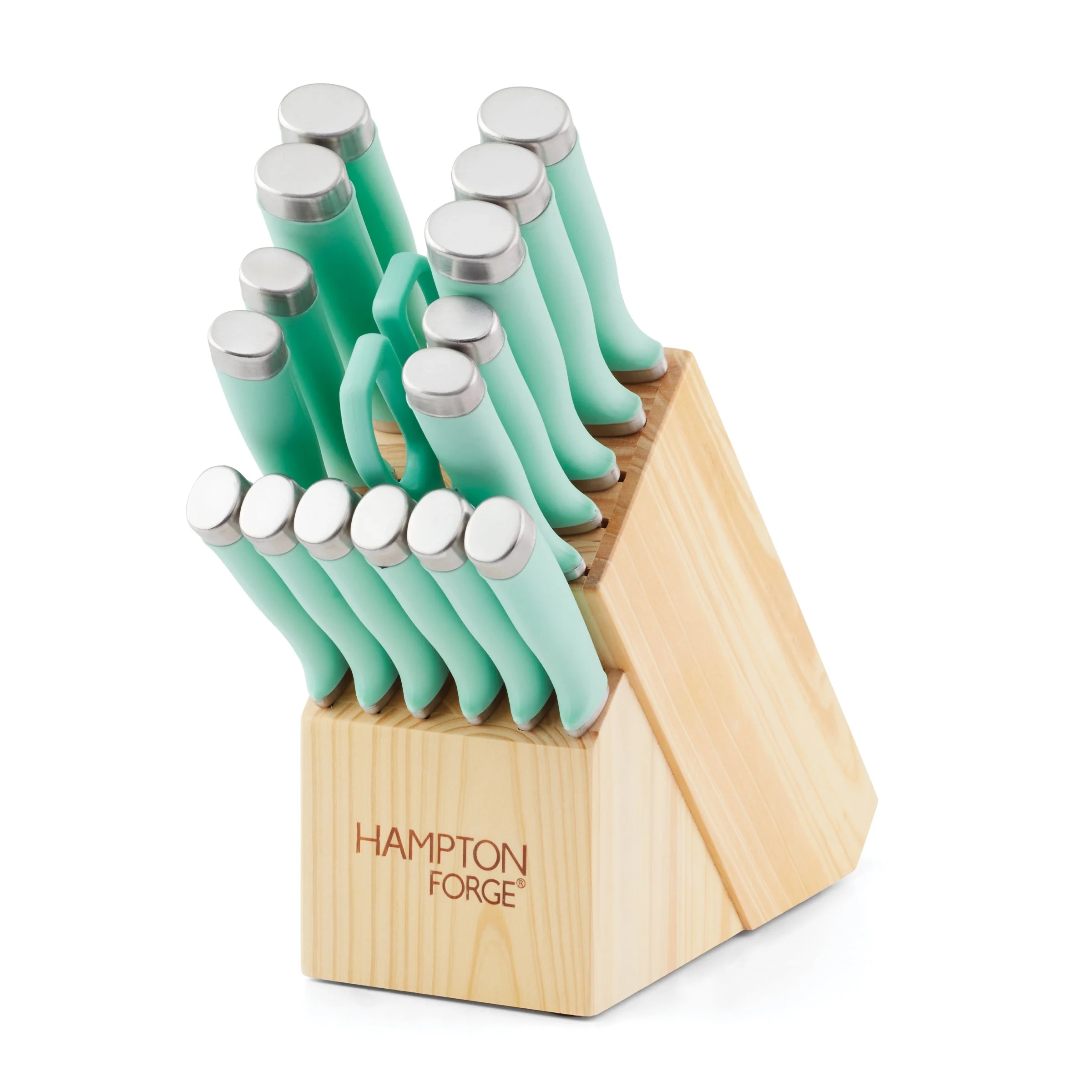 Epicure Pistachio 17-Piece Cutlery Block Set - Image 3