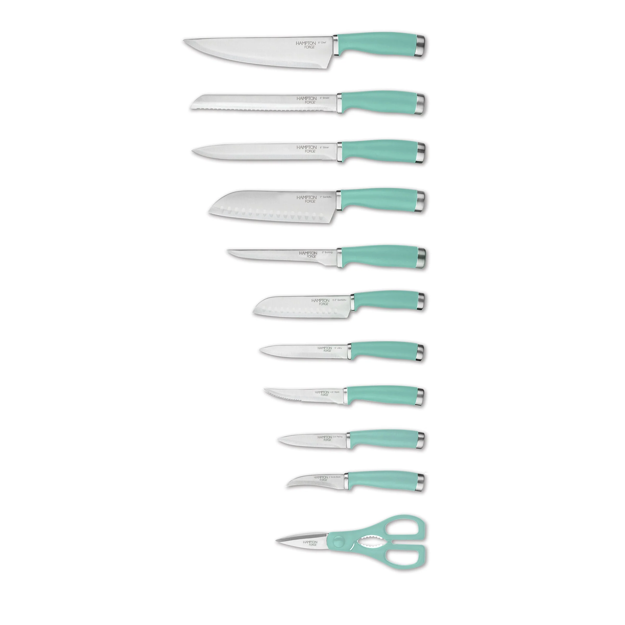 Epicure Pistachio 17-Piece Cutlery Block Set - Image 5