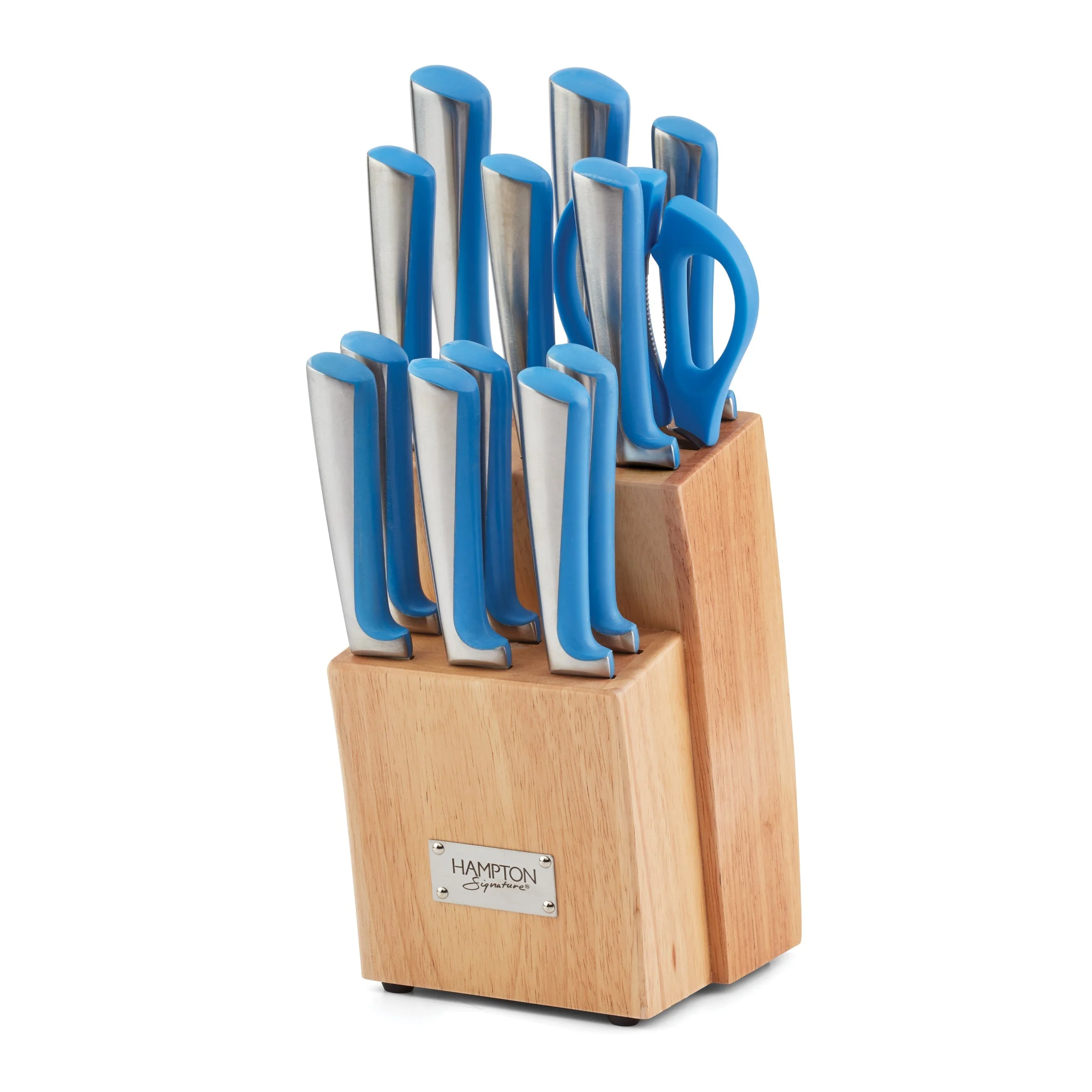 Orion Blue 14-Piece Cutlery Block Set - Image 2